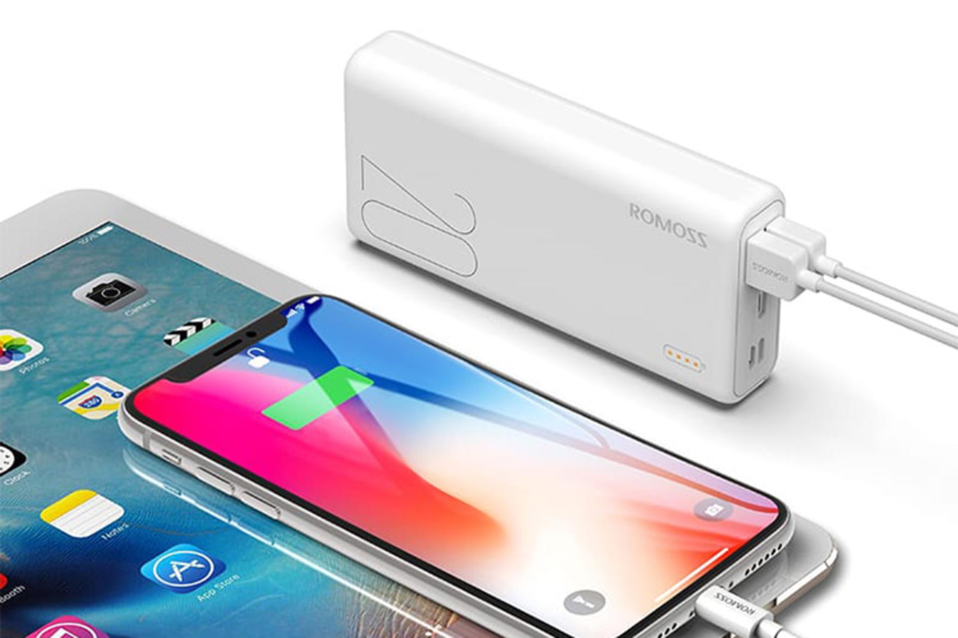 Romoss Simple 20 PSL20 20000mAh / روموس Simple 20 با ظرفیت 20000 میلی‌آمپر ساعت