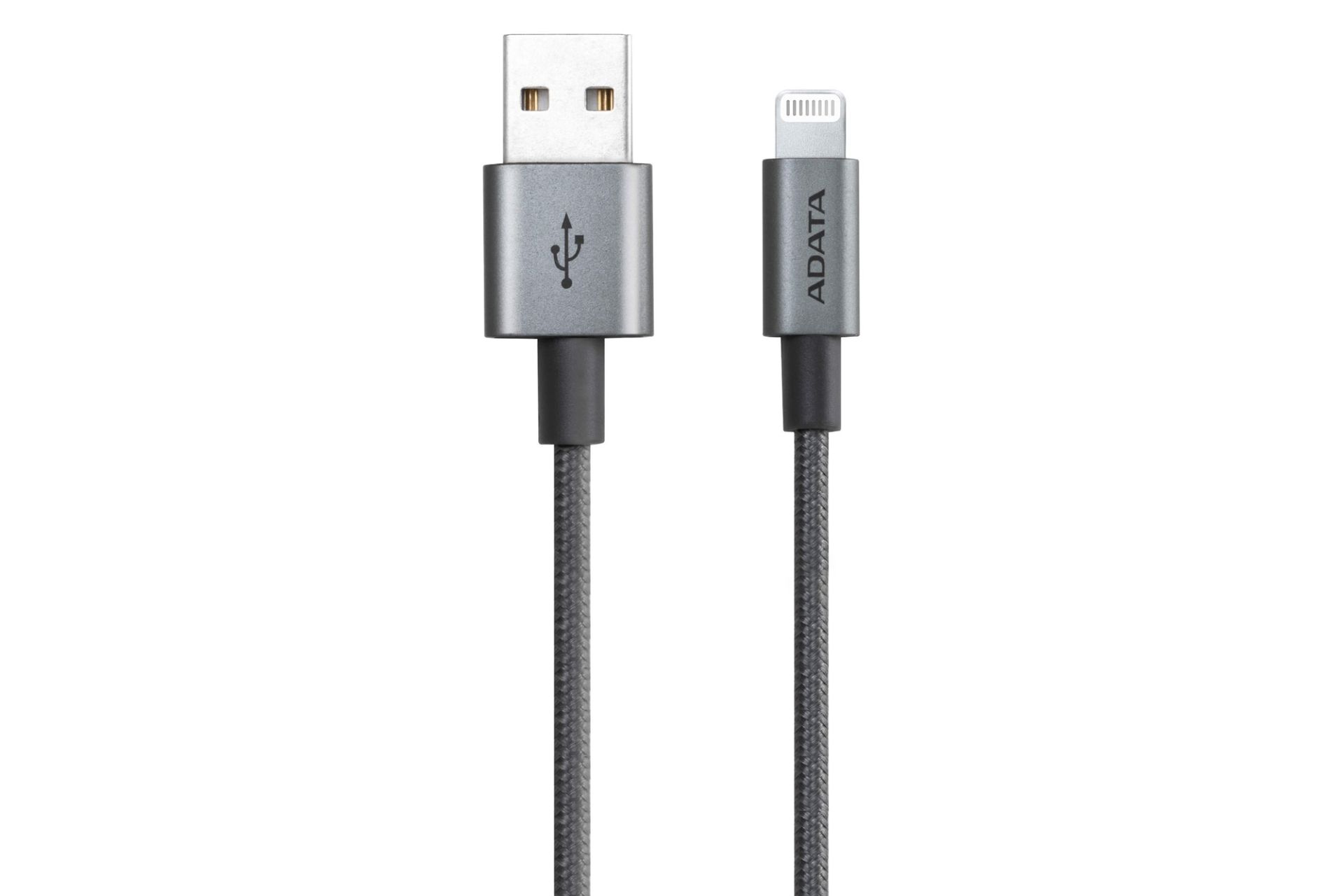 کابل شارژ USB ای دیتا Type-A به Lightning مدل Sync & Charge با طول 1 متر خاکستری