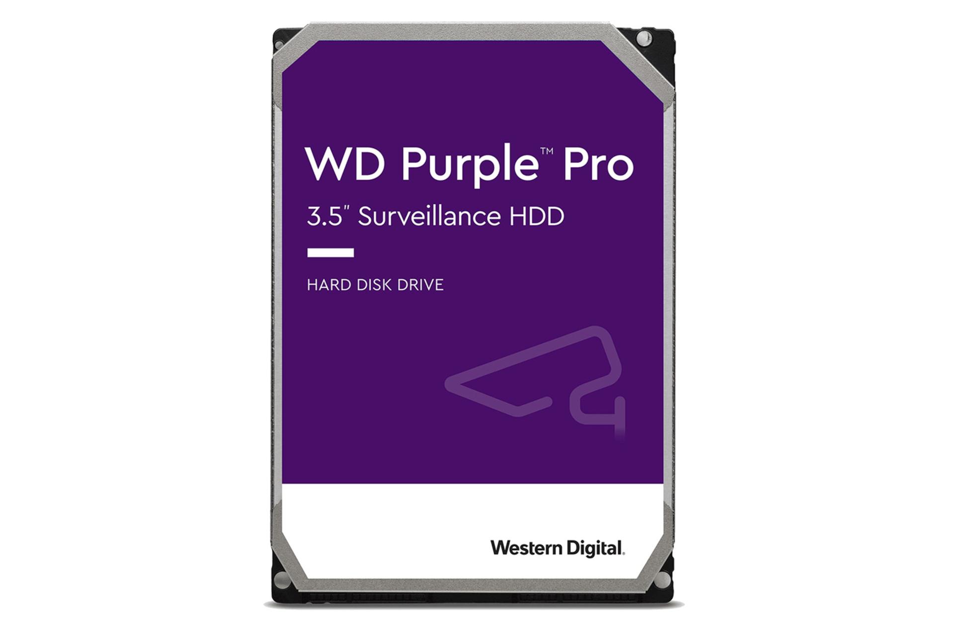 مرجع متخصصين ايران نماي روبرو هارد ديسك وسترن ديجيتال Purple Pro WD101PURP ظرفيت 10 ترابايت