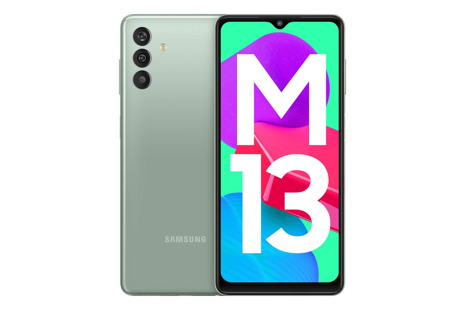 گوشی  موبایل گلکسی M13 سامسونگ نسخه هند / Samsung Galaxy M13 India سبز