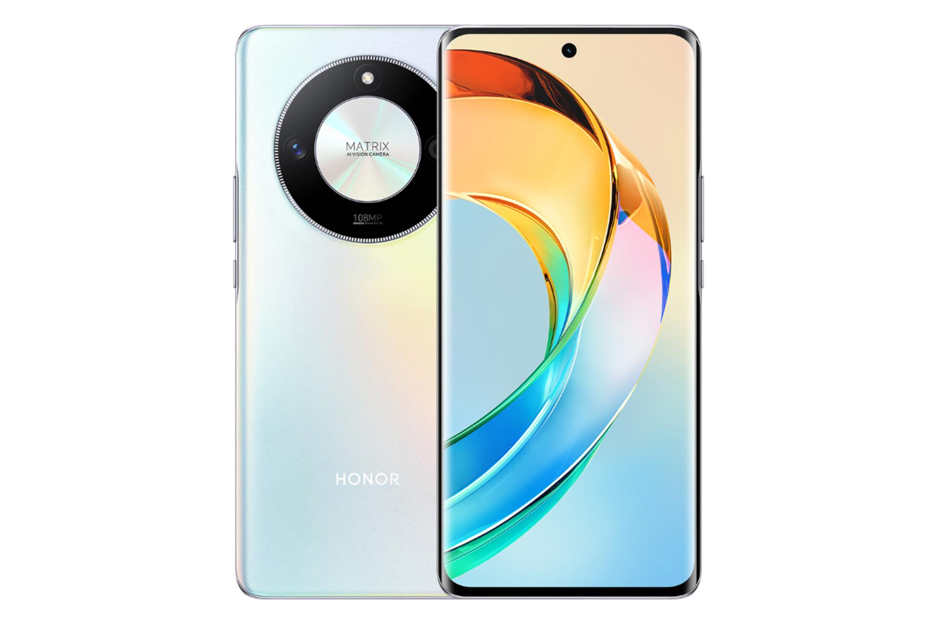 گوشی موبایل آنر HONOR X50 نقره ای