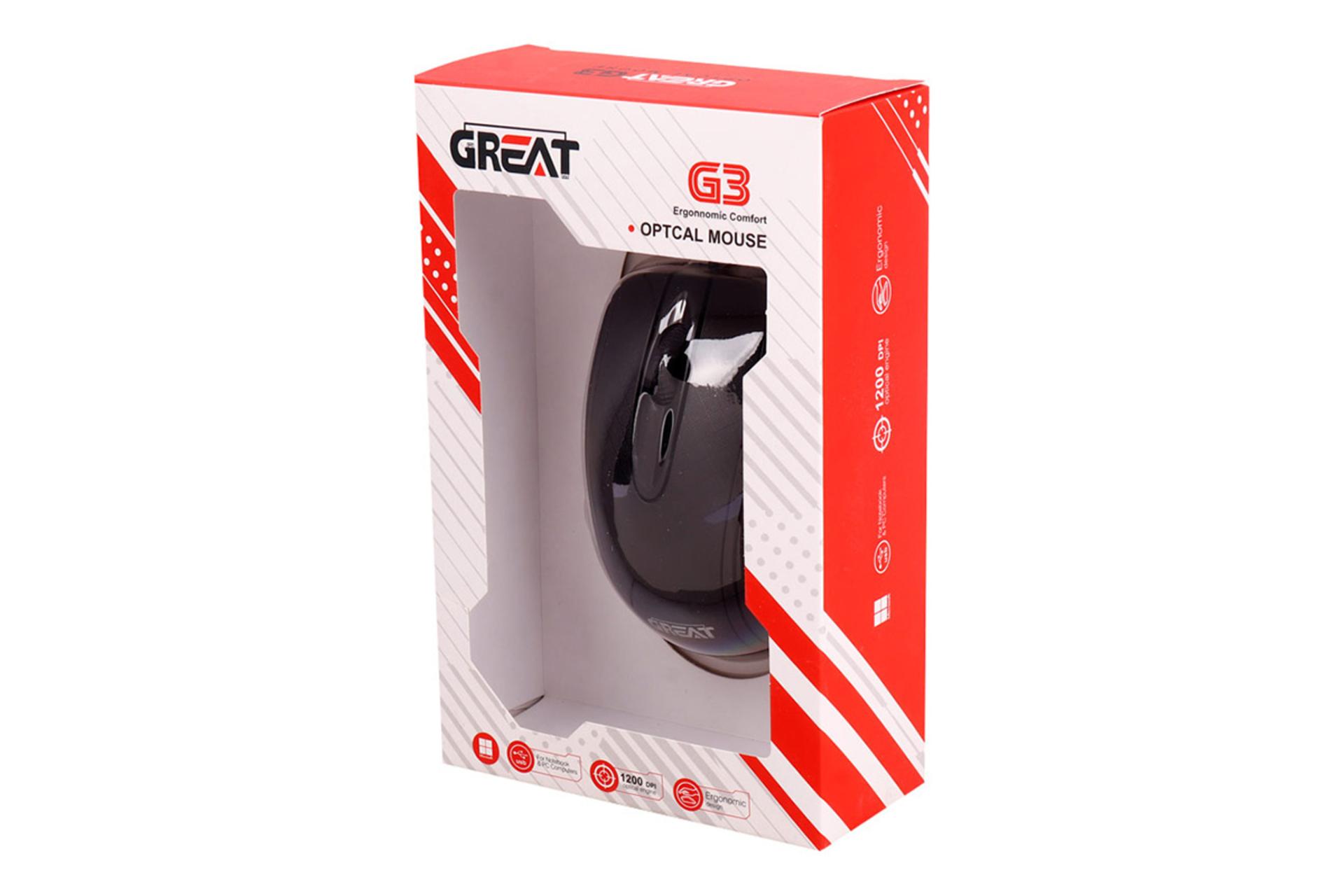 جعبه ماوس گریت GREAT GR-M330