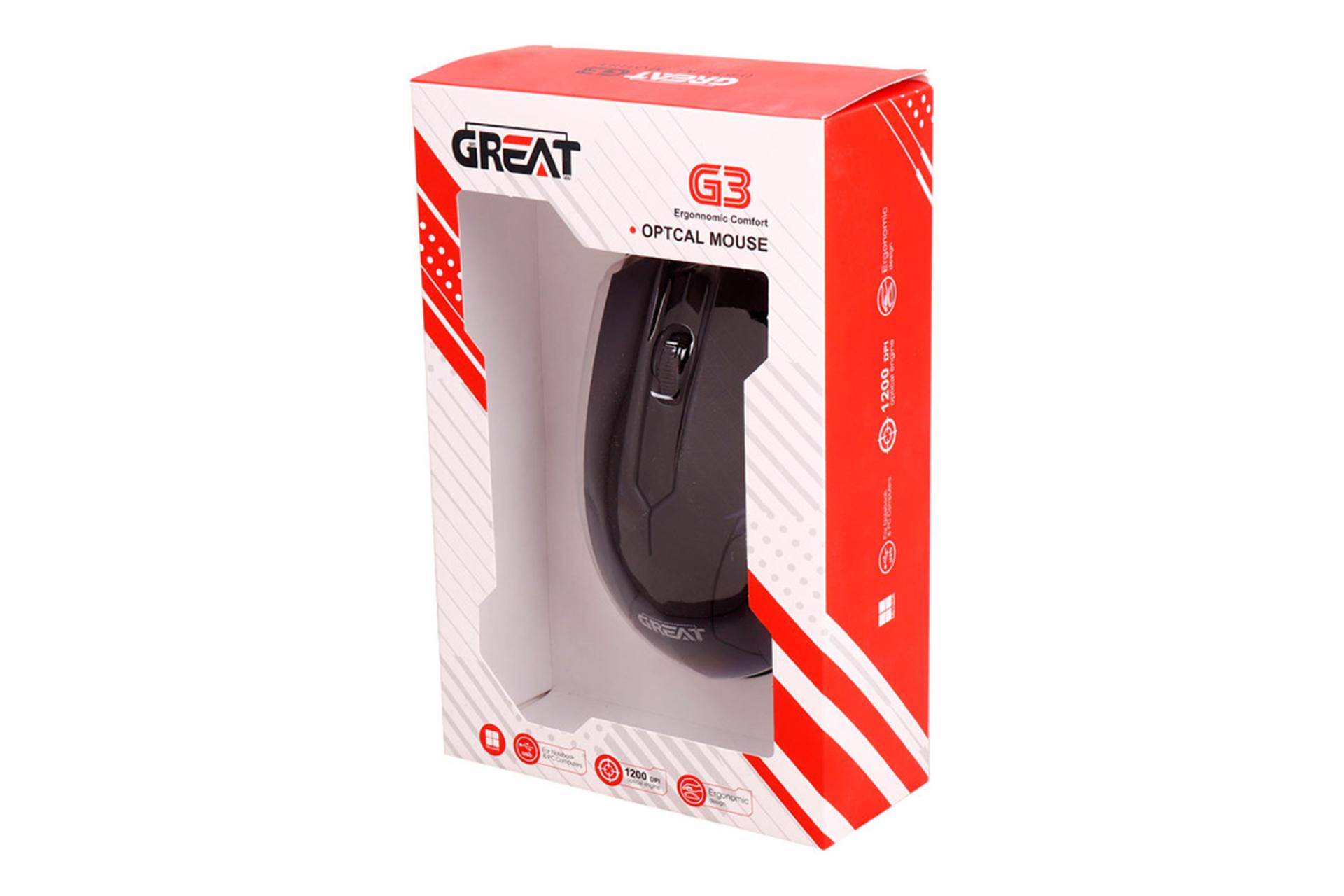 جعبه ماوس گریت GREAT GR-M320