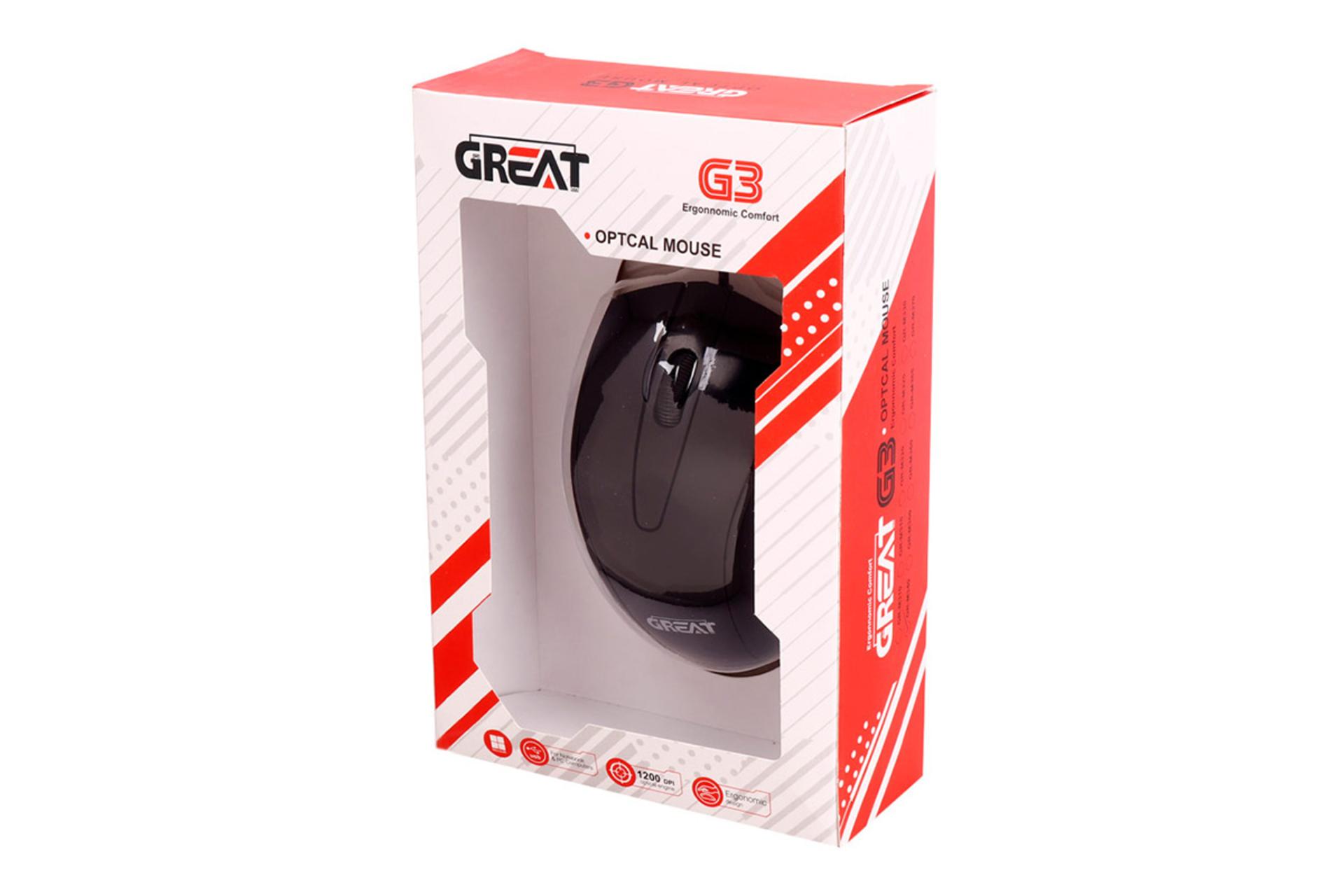 جعبه ماوس گریت GREAT GR-M340