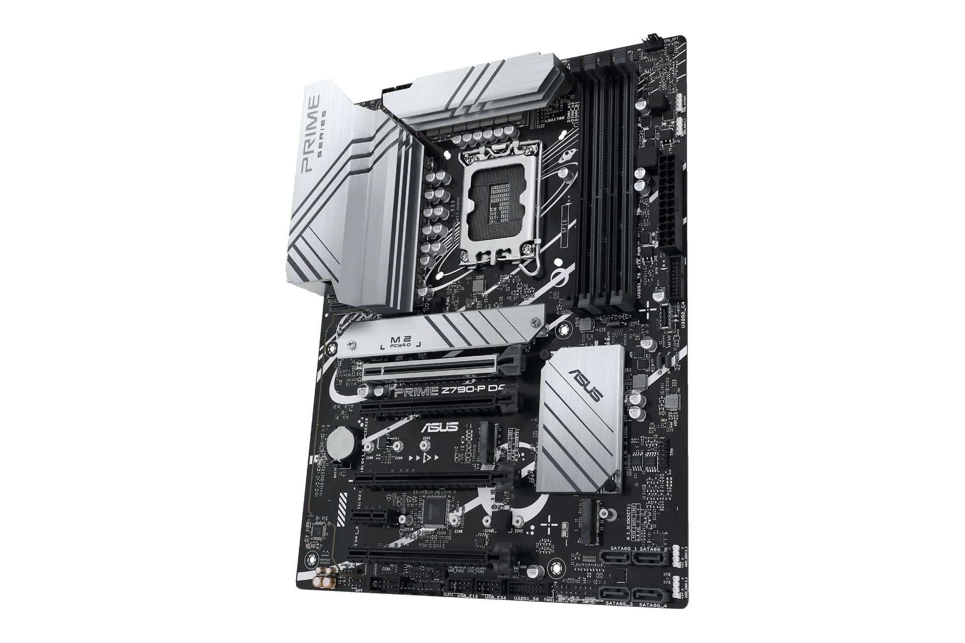نمای کناری مادربرد ایسوس ASUS PRIME Z790-P D4