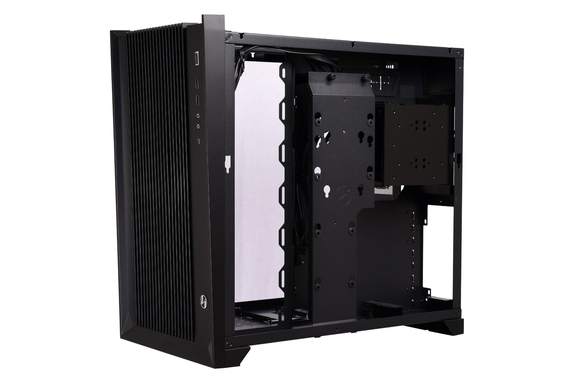 نمای داخل از راست کیس کامپیوتر لیان لی O11 Air