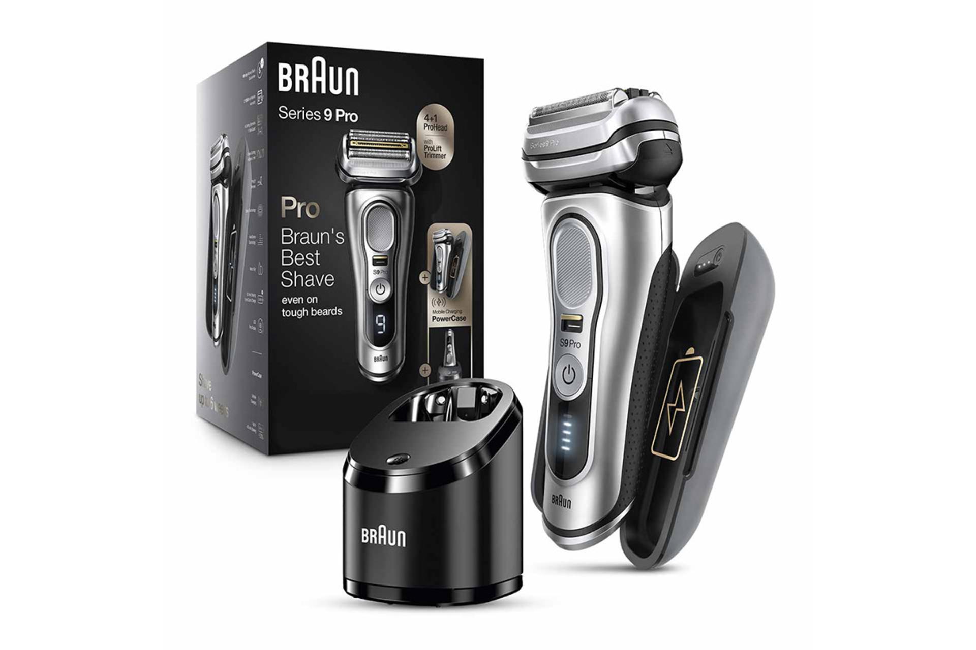 بسته بندی ماشین اصلاح و ریش تراش براون Braun 9475cc