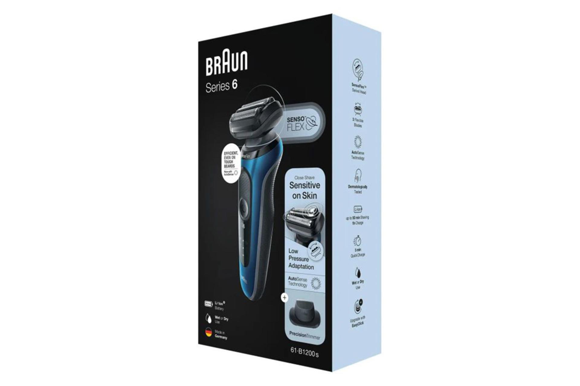 بسته بندی ماشین اصلاح و ریش تراش براون Braun 60-B1200s