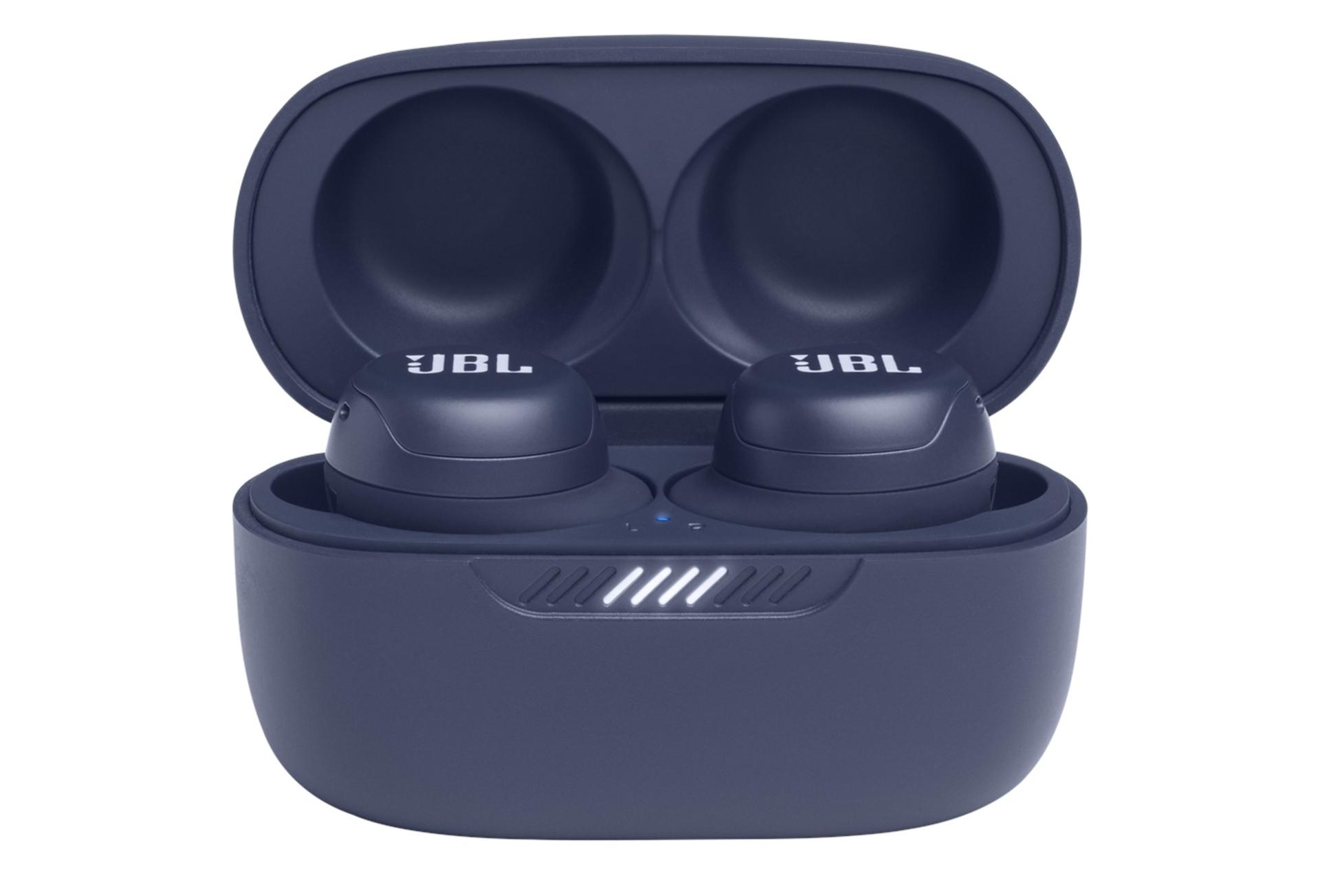 محفظه شارژ ایرباد بی سیم جی بی ال JBL Live Free NC+ TWS آبی