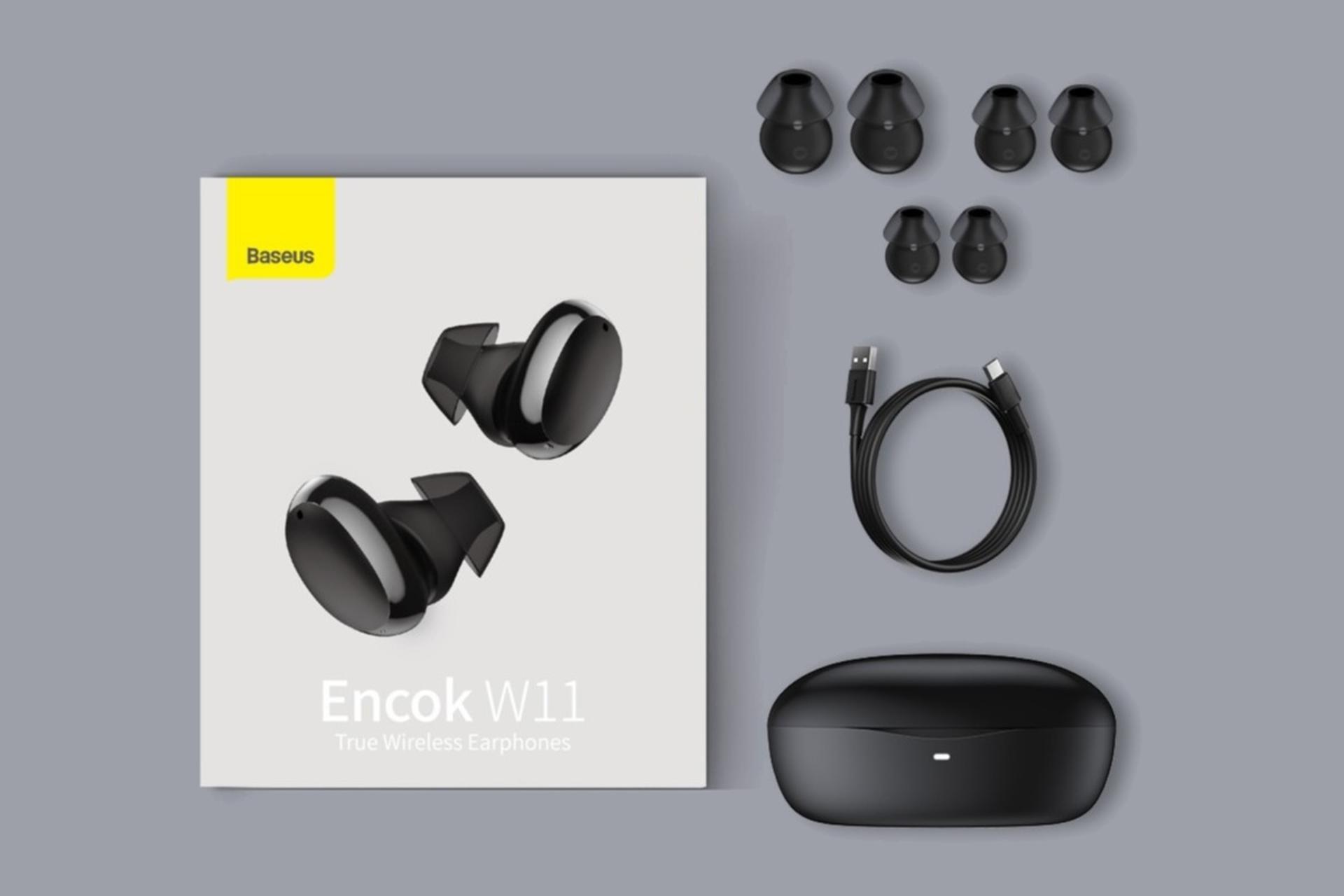 اقلام همراه ایرباد بی سیم باسئوس Baseus Encok W11