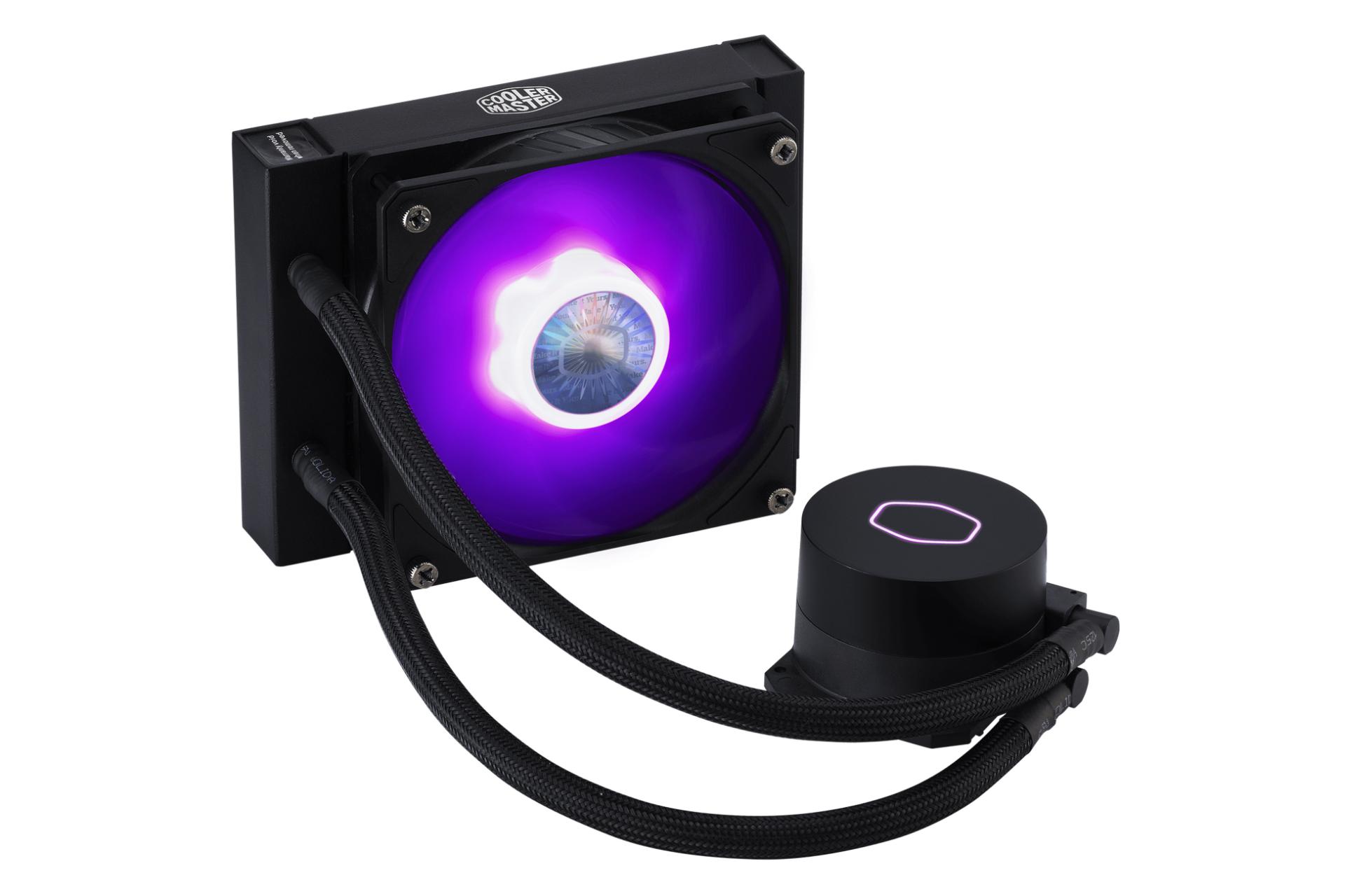 نمای چپ خنک کننده مایع کولر مستر MASTERLIQUID ML120L V2 RGB