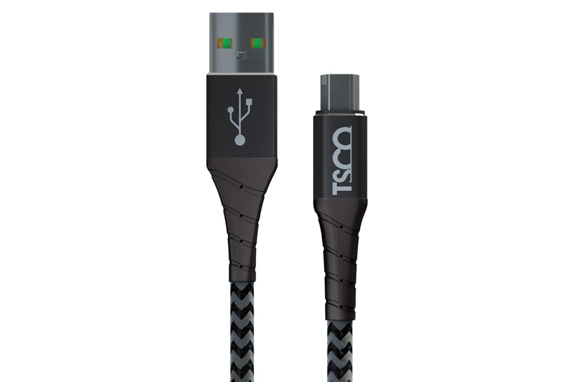 کابل شارژ USB تسکو USB به Micro-USB مدل TC A166N با طول 1 متر مشکی