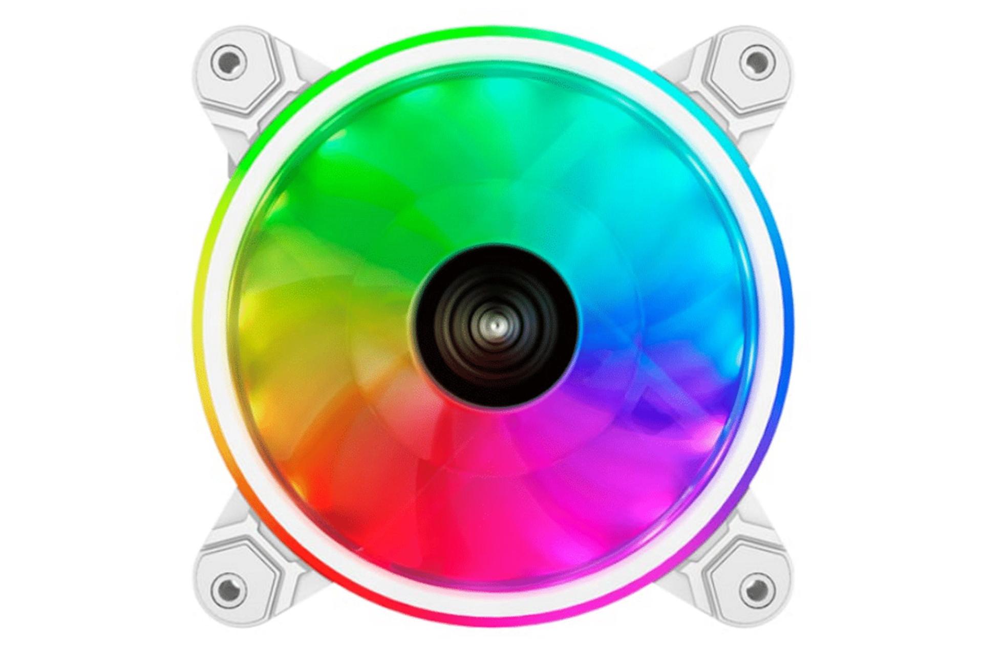 نمای روبرو فن کیس ریدمکس NV-T120FWP ARGB