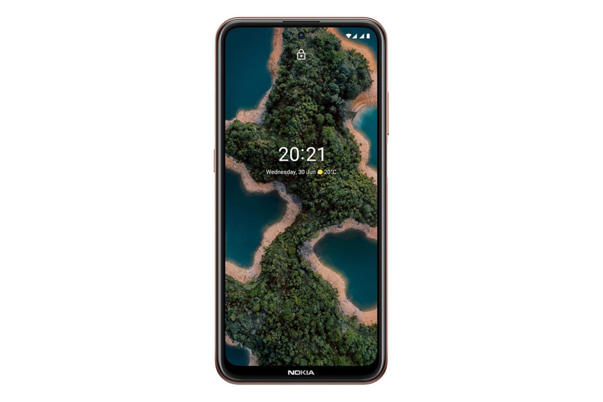 نمای جلو گوشی نوکیا ایکس 20 / Nokia X20