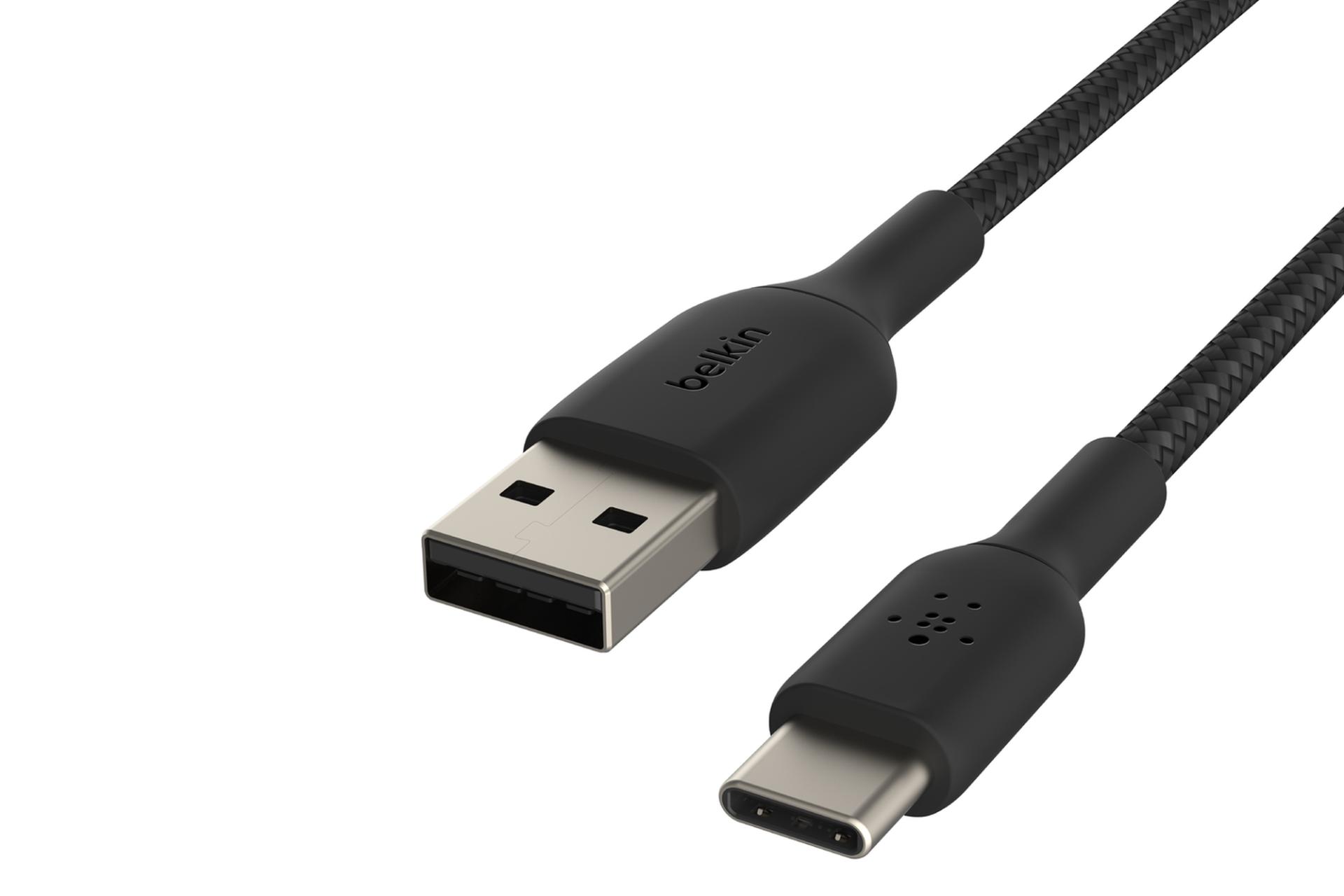 کانکتور کابل شارژ USB بلکین USB به Type-C مدل BoostCharge Braided CAB002 با طول 2 متر