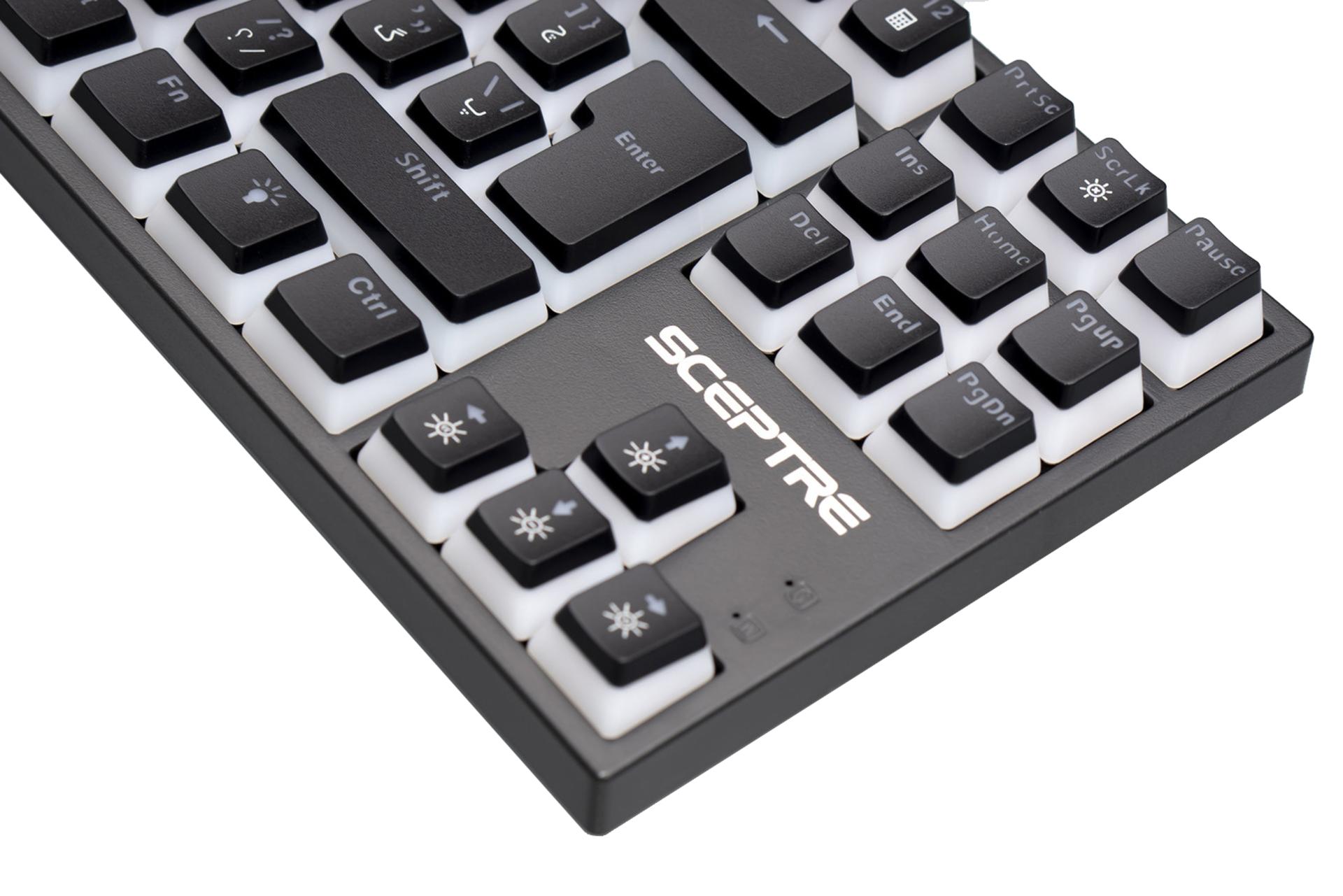 طراحی کیبورد اسکپتر Sceptre KA802