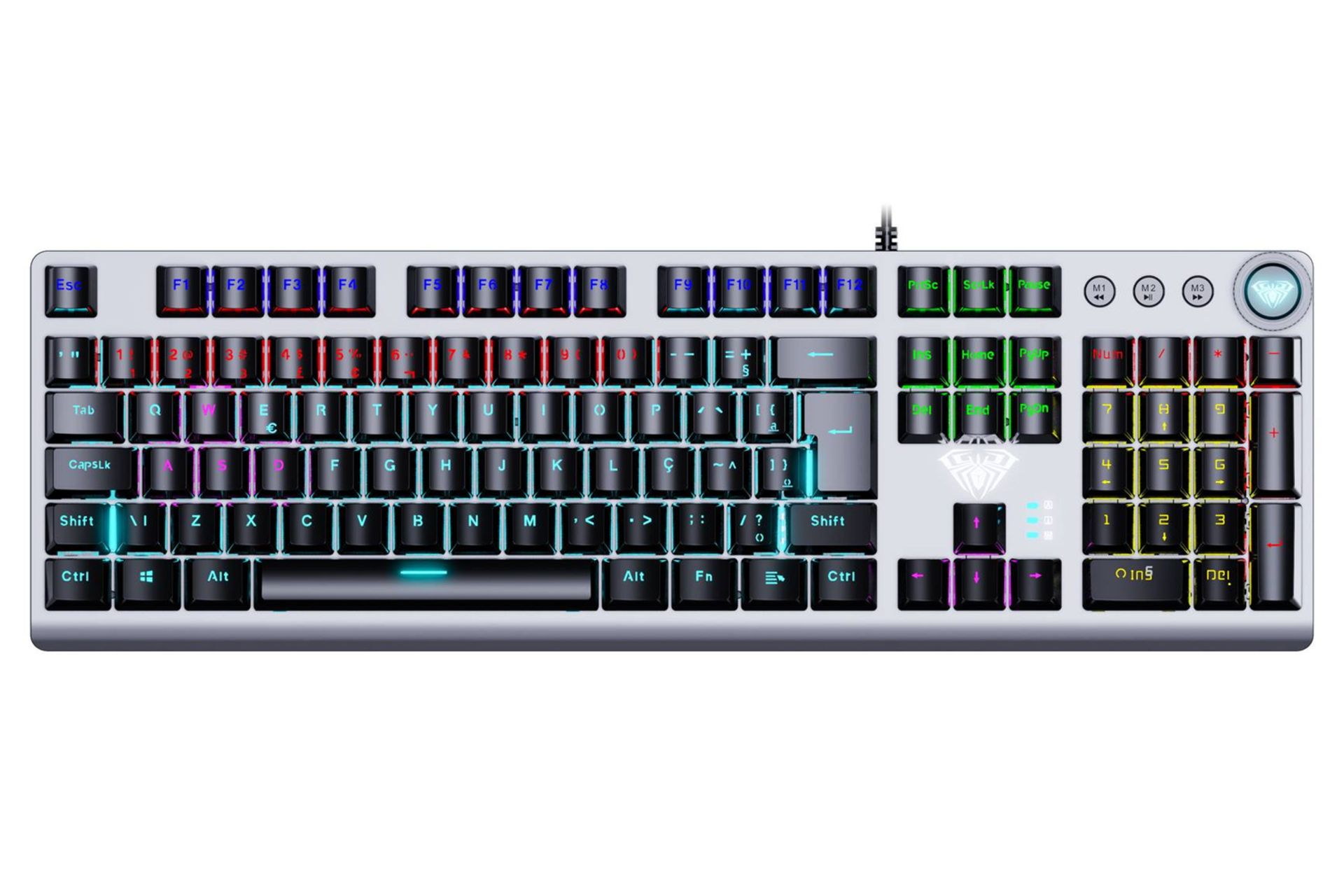 ابعاد کیبورد آئولا AULA F3018