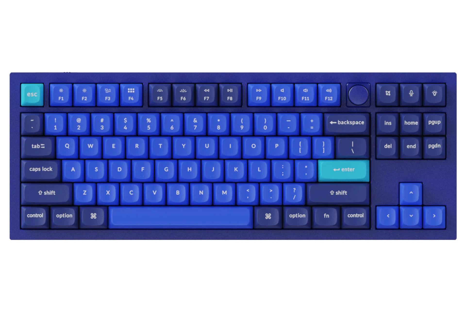 کیبورد کی کرون Keychron Q3 آبی