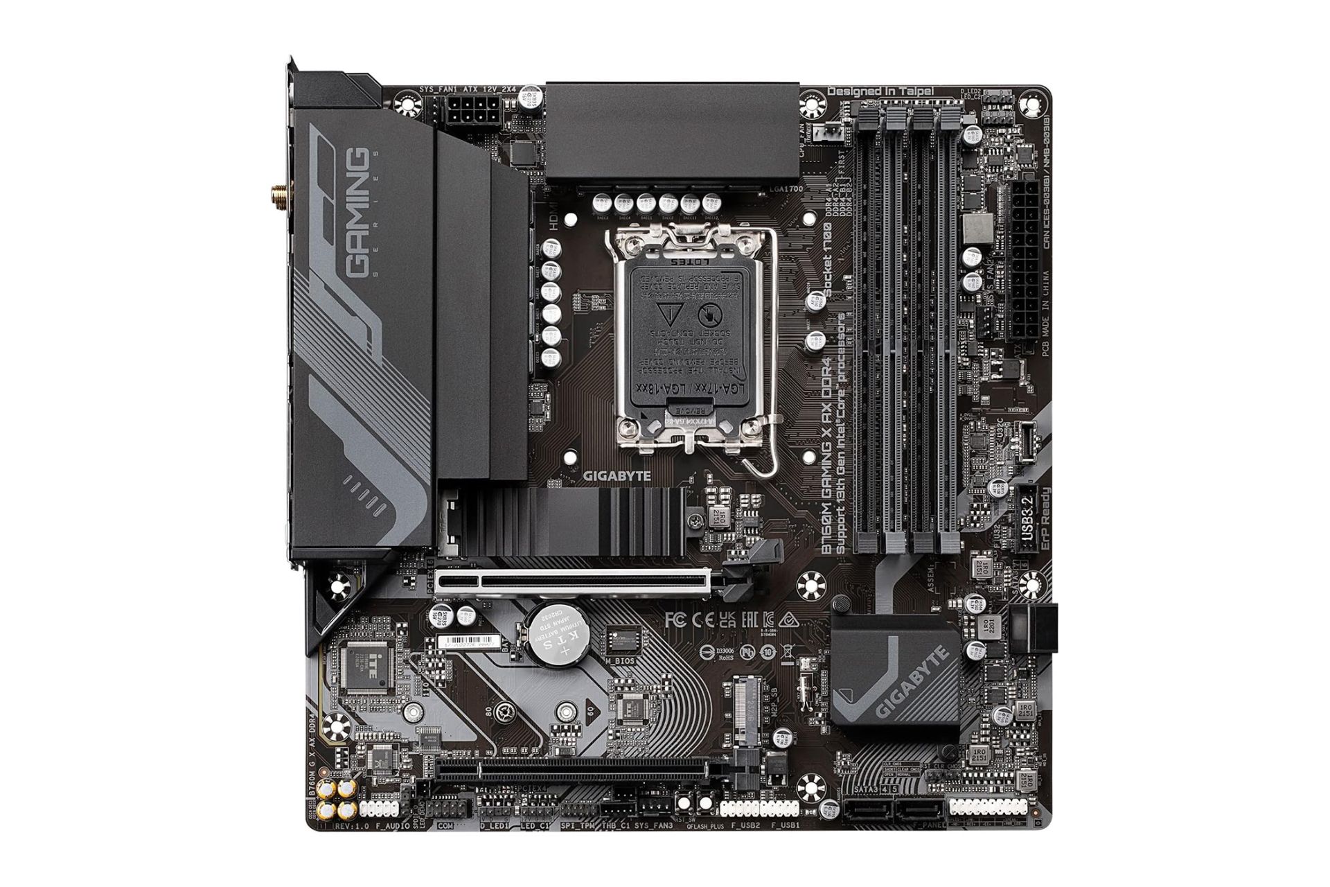مادربرد گیگابایت GIGABYTE B760M GAMING X AX DDR4 (rev. 1.x)