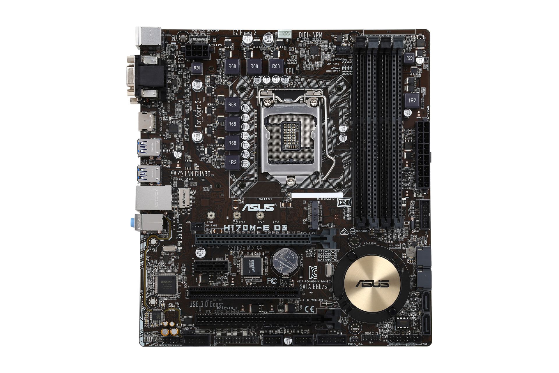 مادربرد ایسوس ASUS H170M-E D3