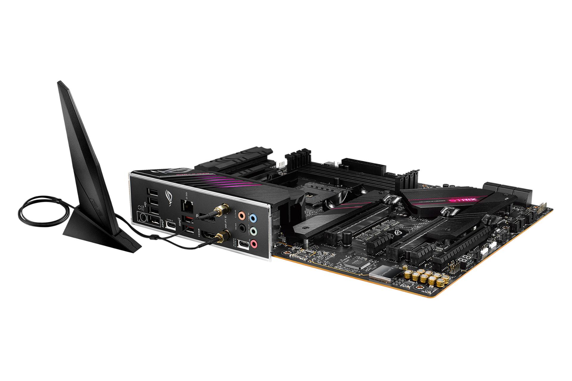 درگاه‌های مادربرد ایسوس ASUS ROG STRIX B550-XE GAMING WIFI