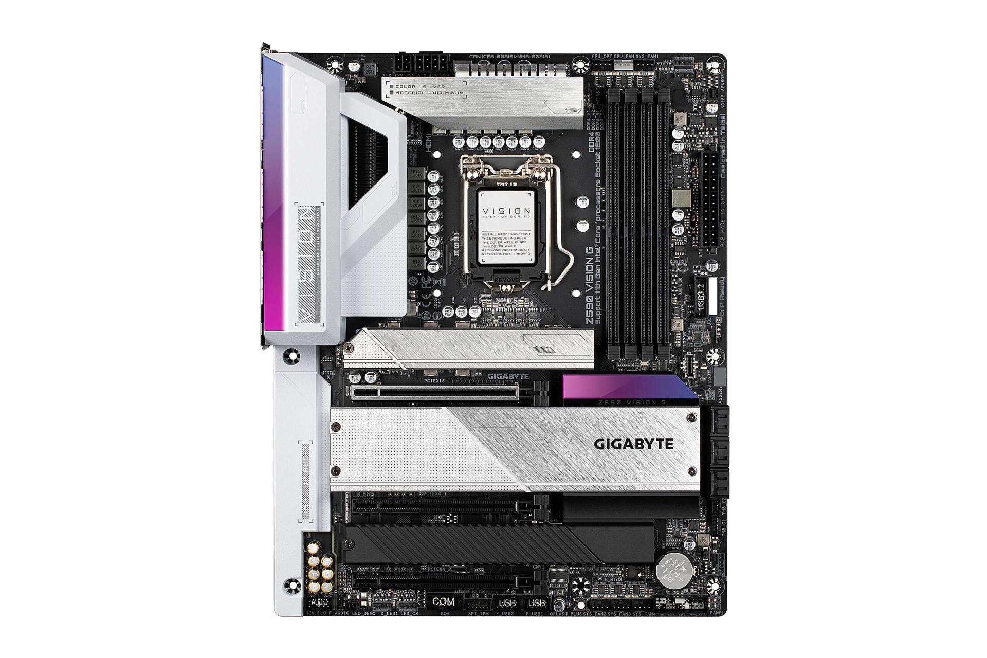 مادربرد گیگابایت GIGABYTE Z590 VISION G (rev. 1.0)