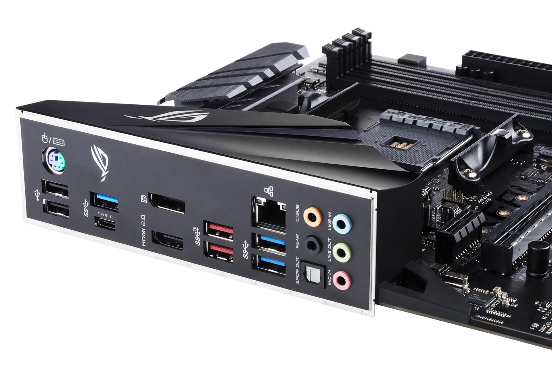 درگاه‌های مادربرد ایسوس ASUS ROG STRIX B450-F GAMING