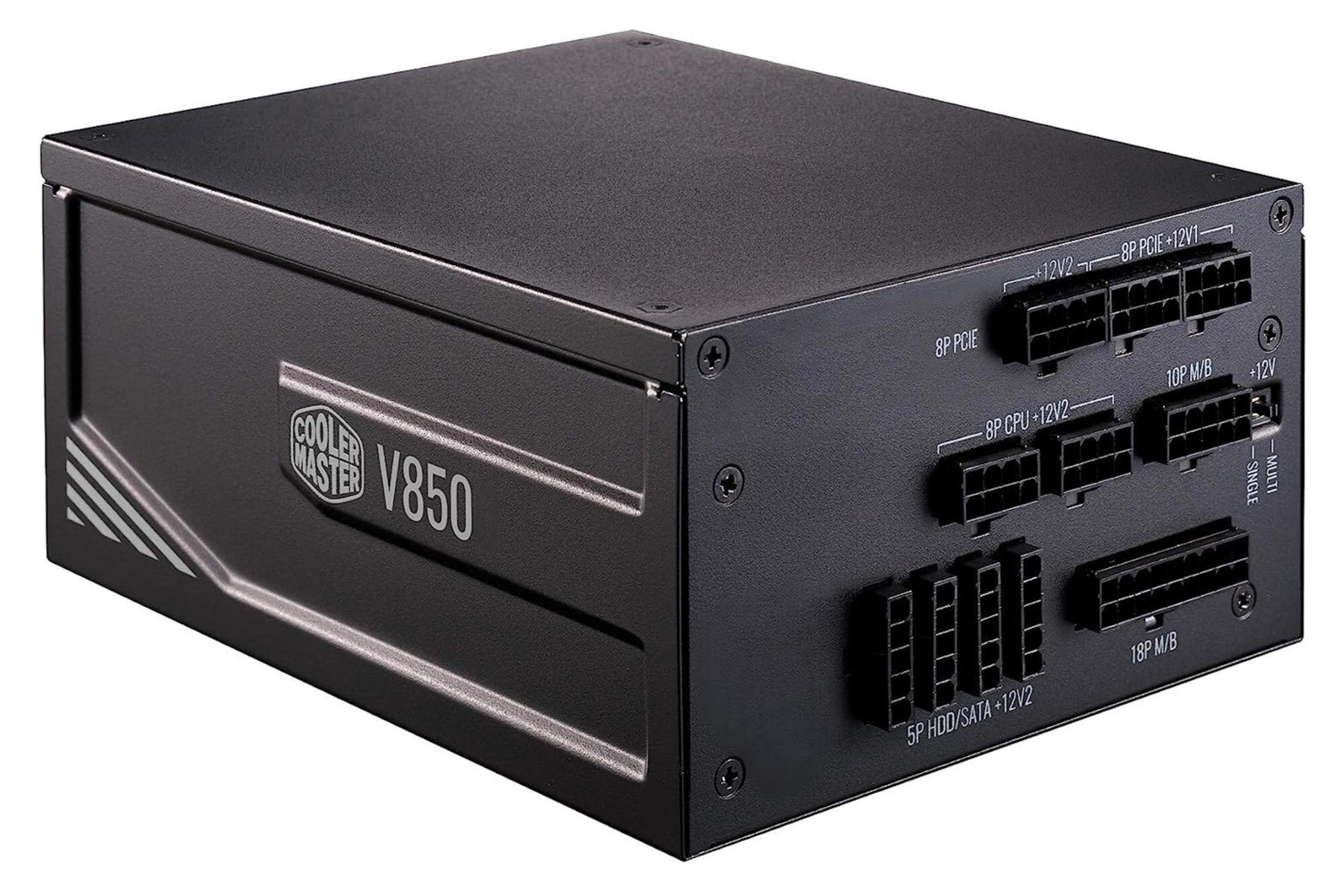 ابعاد پاور کامپیوتر کولر مستر Cooler Master V850 PLATINUM با توان 850 وات