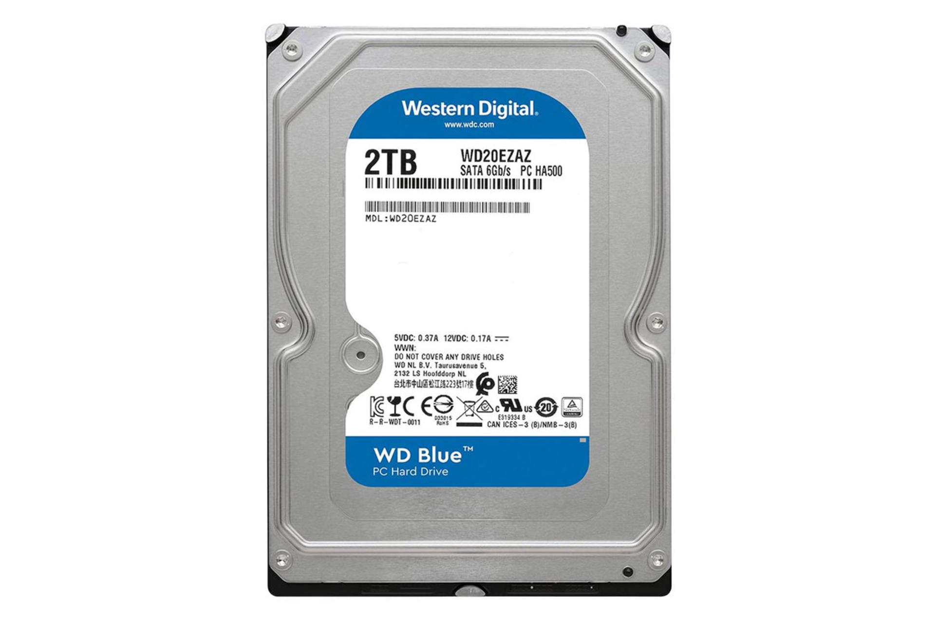 مرجع متخصصين ايران وسترن ديجيتال Blue WD20EZAZ ظرفيت 2 ترابايت / Western Digital Blue WD20EZAZ 2TB