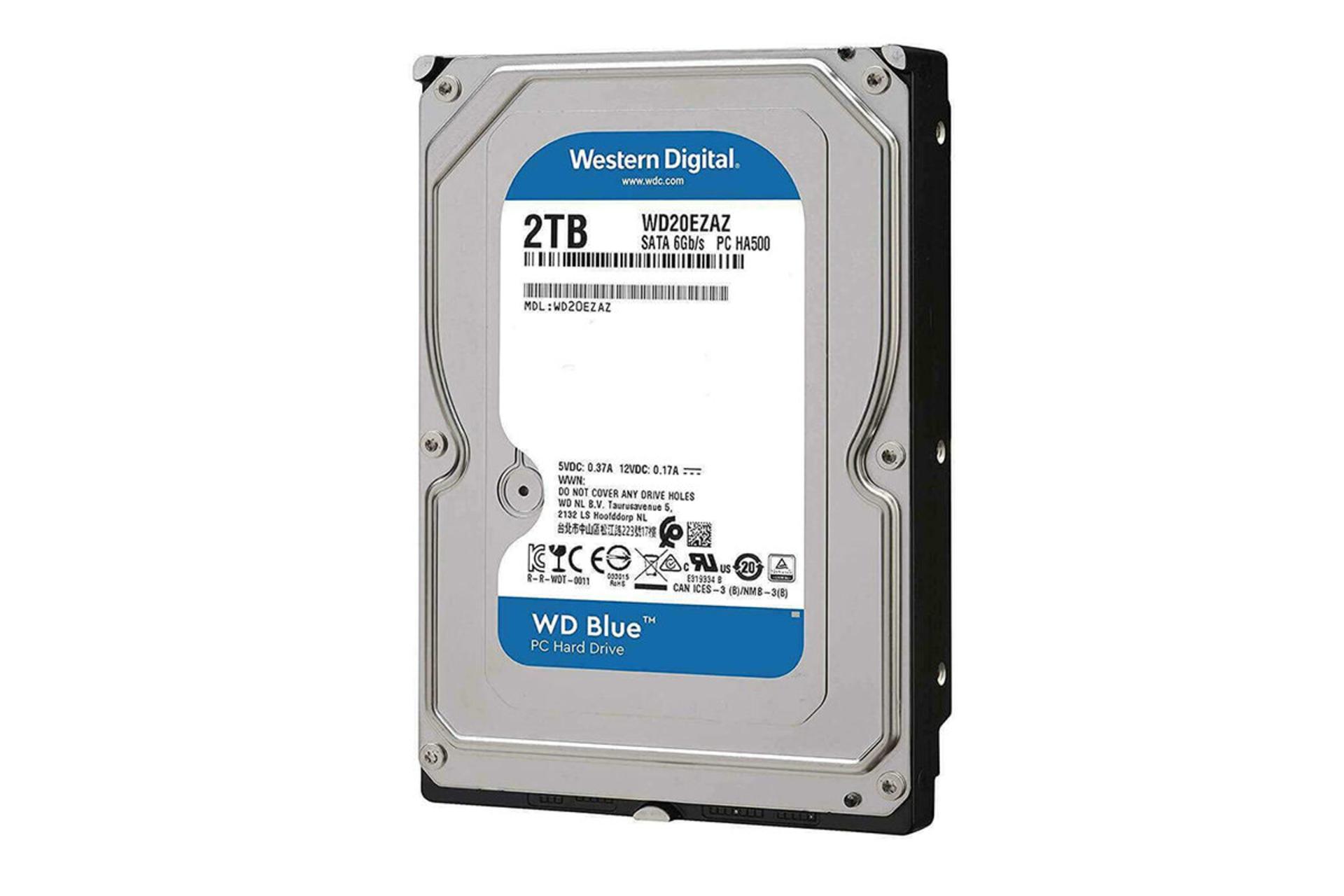 وسترن دیجیتال Blue WD20EZAZ ظرفیت 2 ترابایت / Western Digital Blue WD20EZAZ 2TB