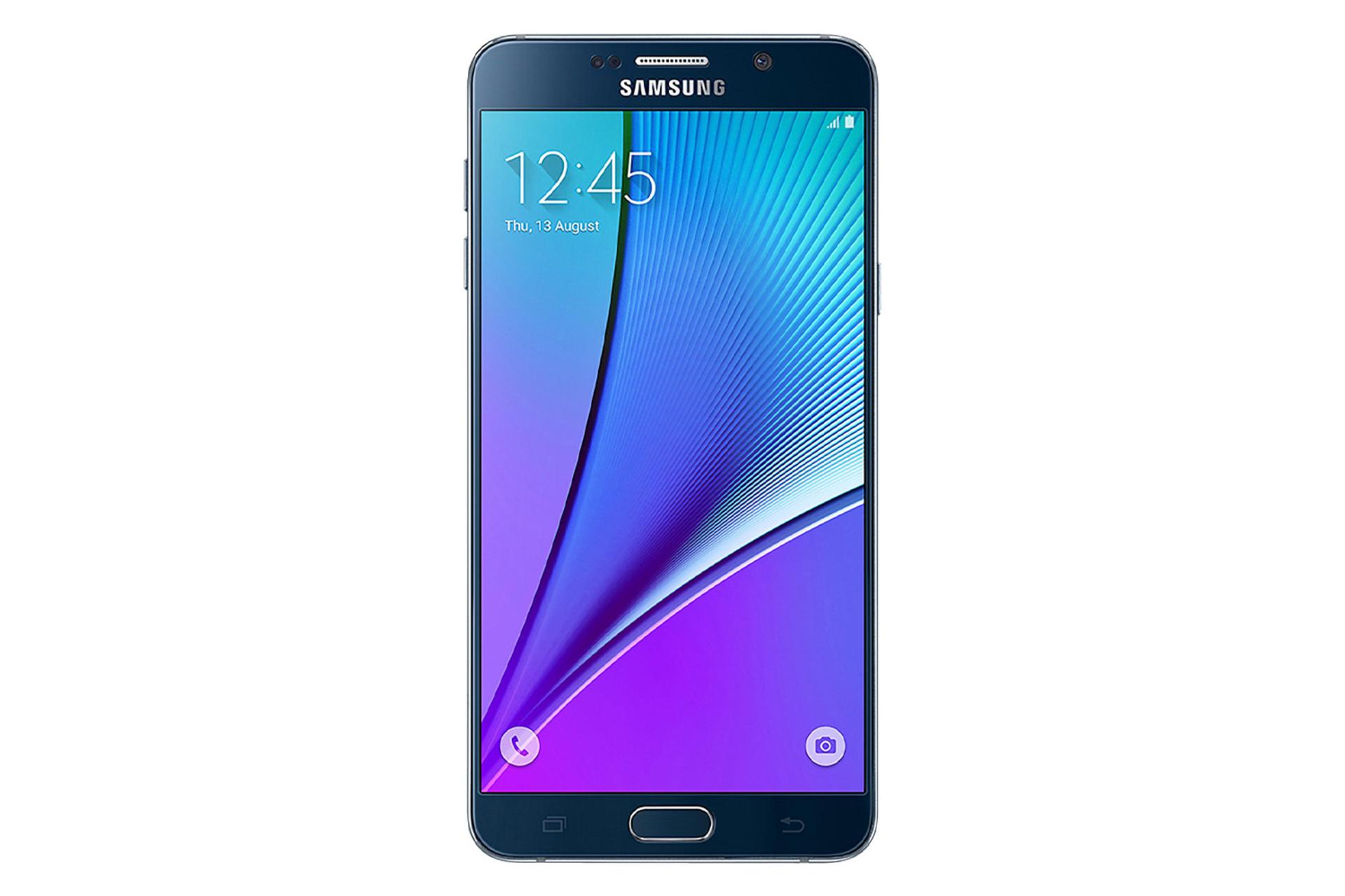 	گلکسی نوت 5 سامسونگ مشکی Samsung Galaxy Note 5