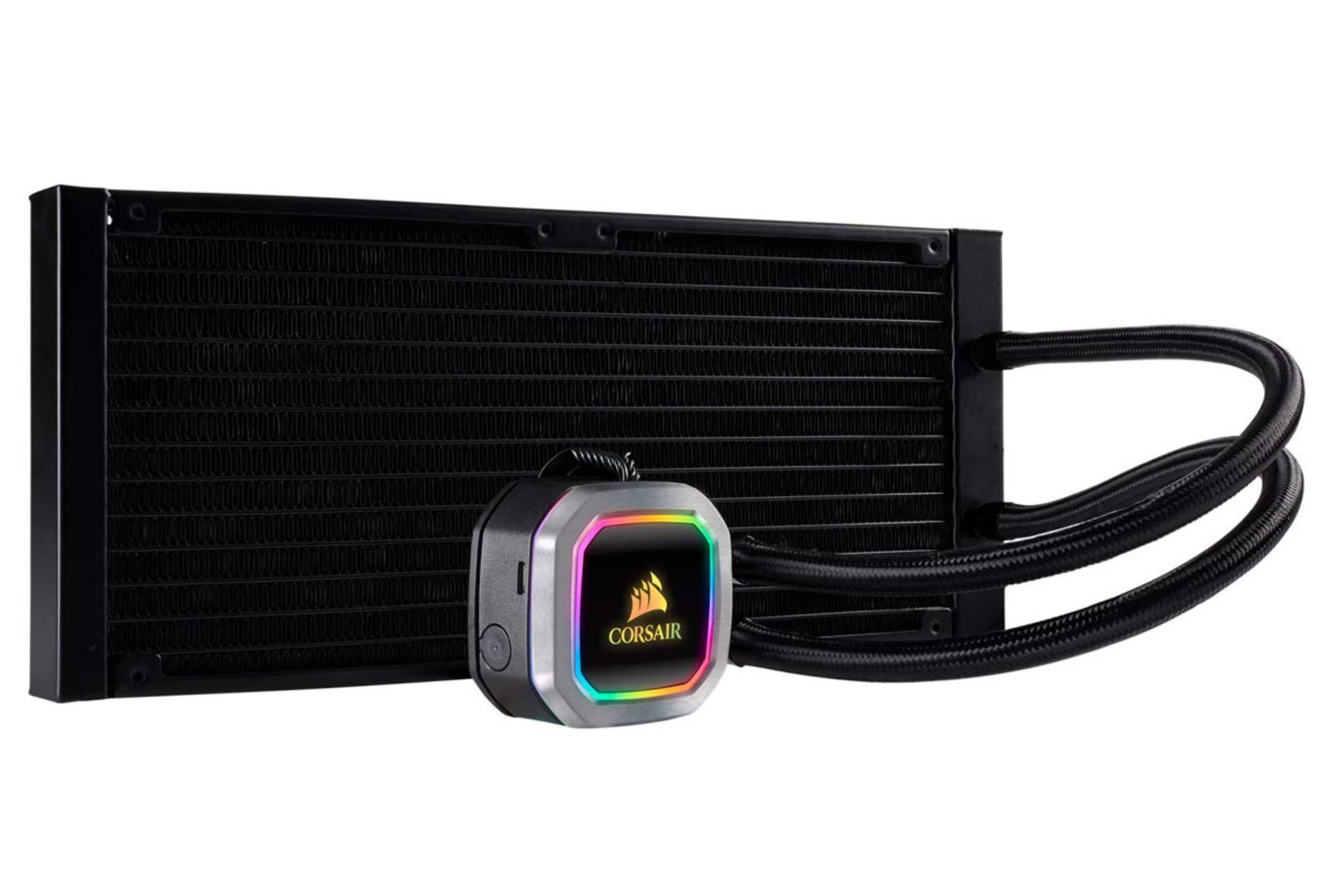 نورپردازی پمپ خنک کننده مایع کورسیر H115i RGB PLATINUM