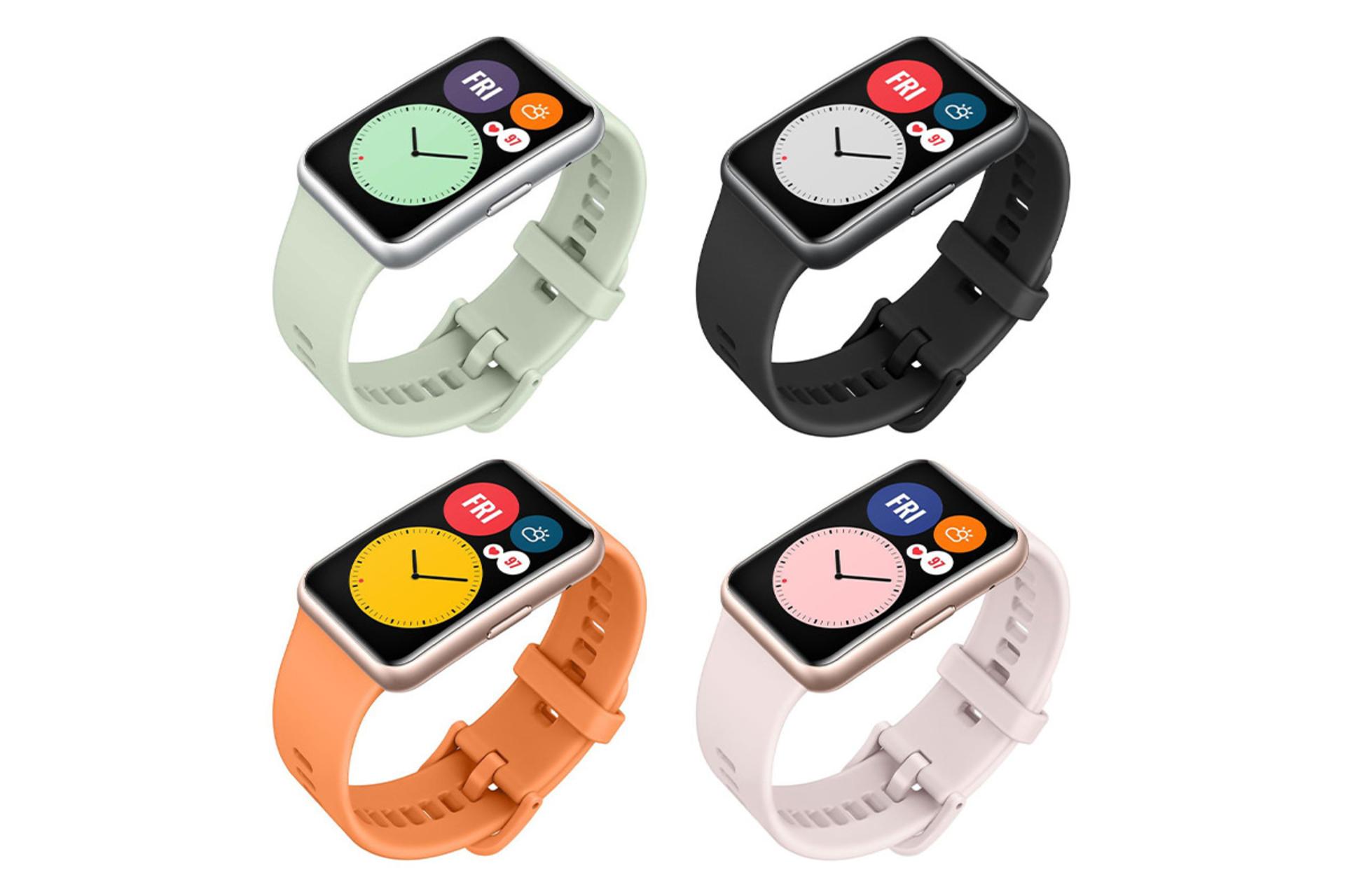 مرجع متخصصين ايران ساعت هوشمند Huawei Watch Fit در رنگ هاي مختلف / هواوي واچ فيت