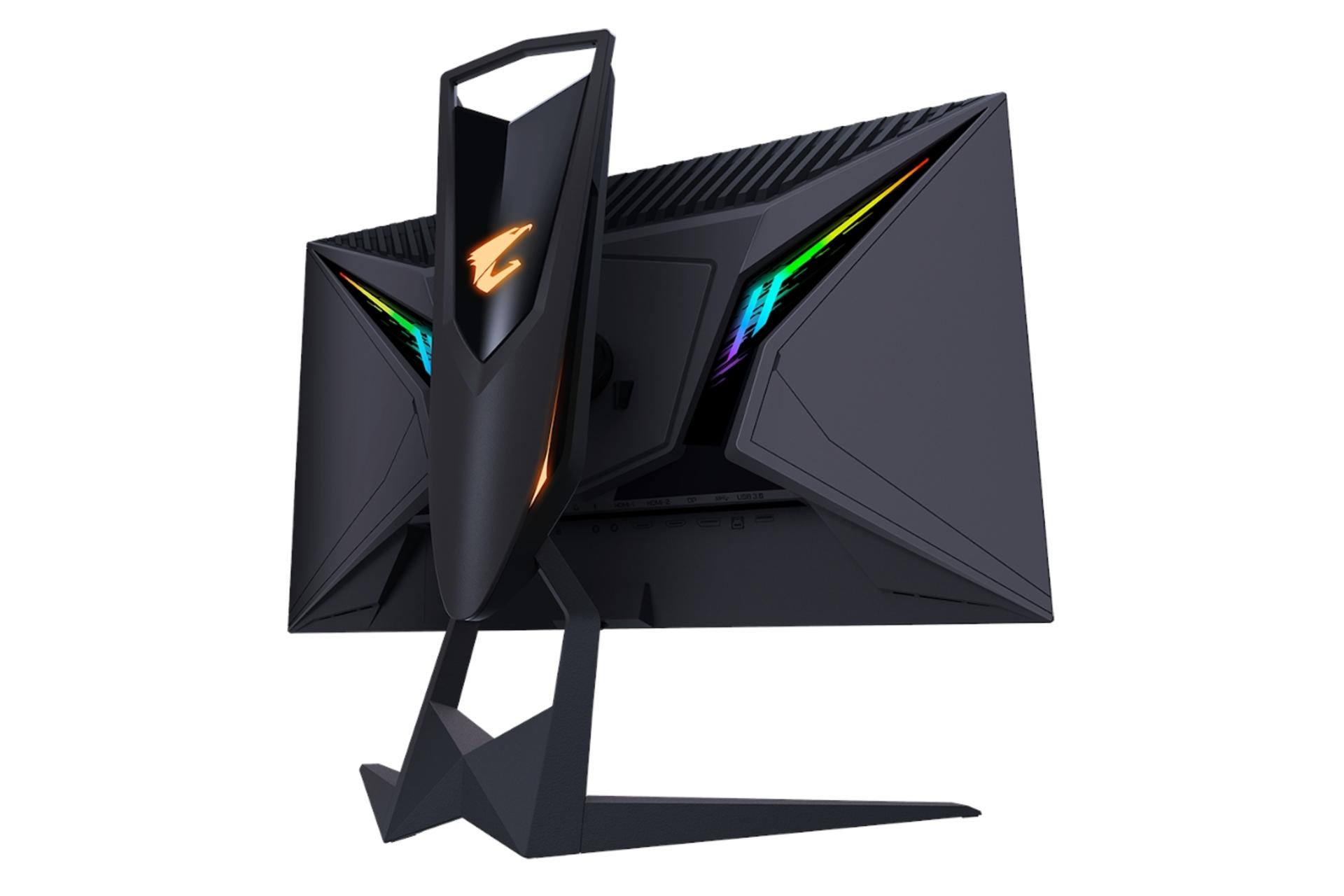 نمای راست پنل پشت مانیتور گیگابایت آروس 24.5 اینچ Gigabyte AORUS FI25F FHD