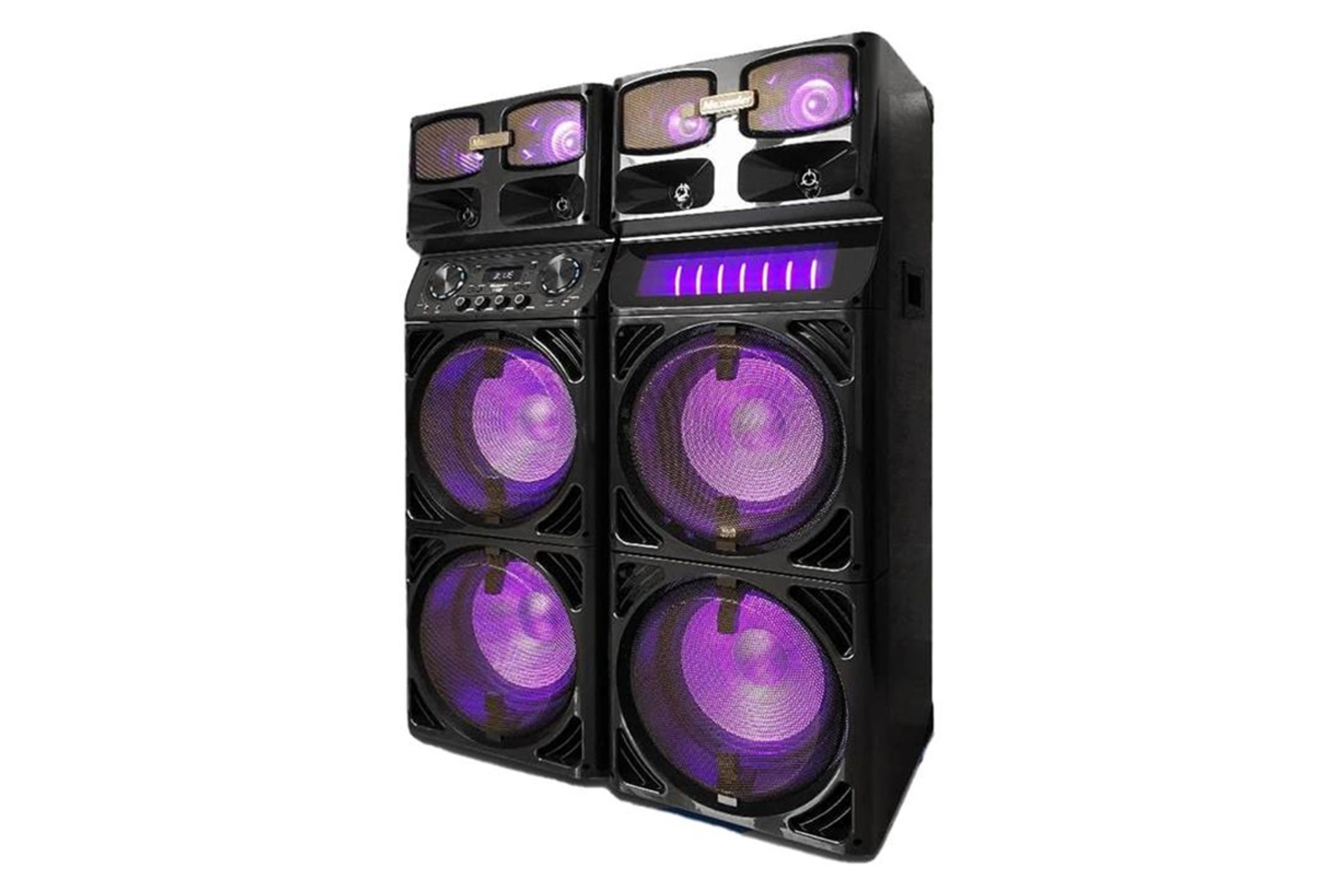 ابعاد اسپیکر مکسیدر Maxeeder MX-DJ2122 AL222AP