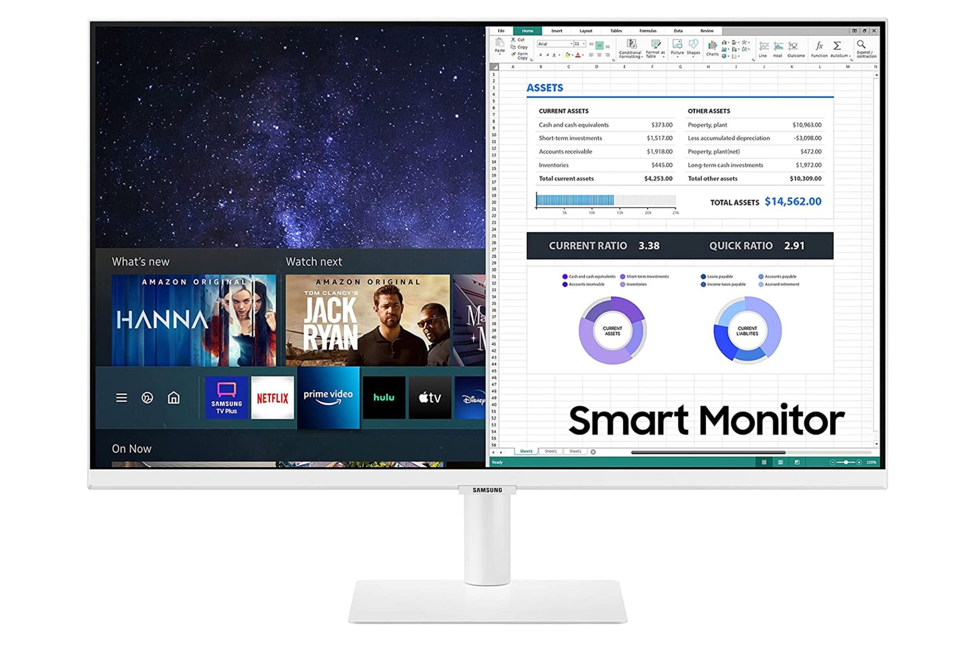 مانیتور سامسونگ 32 اینچ مدل Samsung S32AM501NU نمای جلو