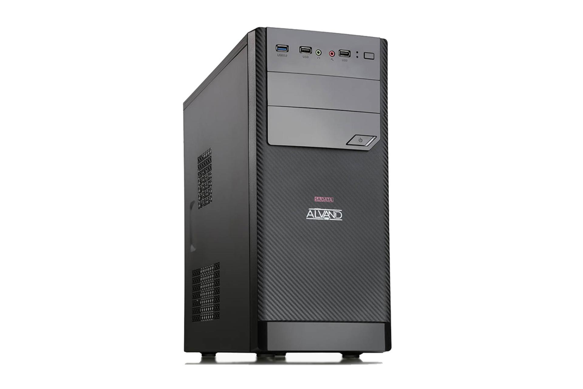 نمای نیم رخ جلو و سمت چپ کیس کامپیوتر سادیتا مدل الوند