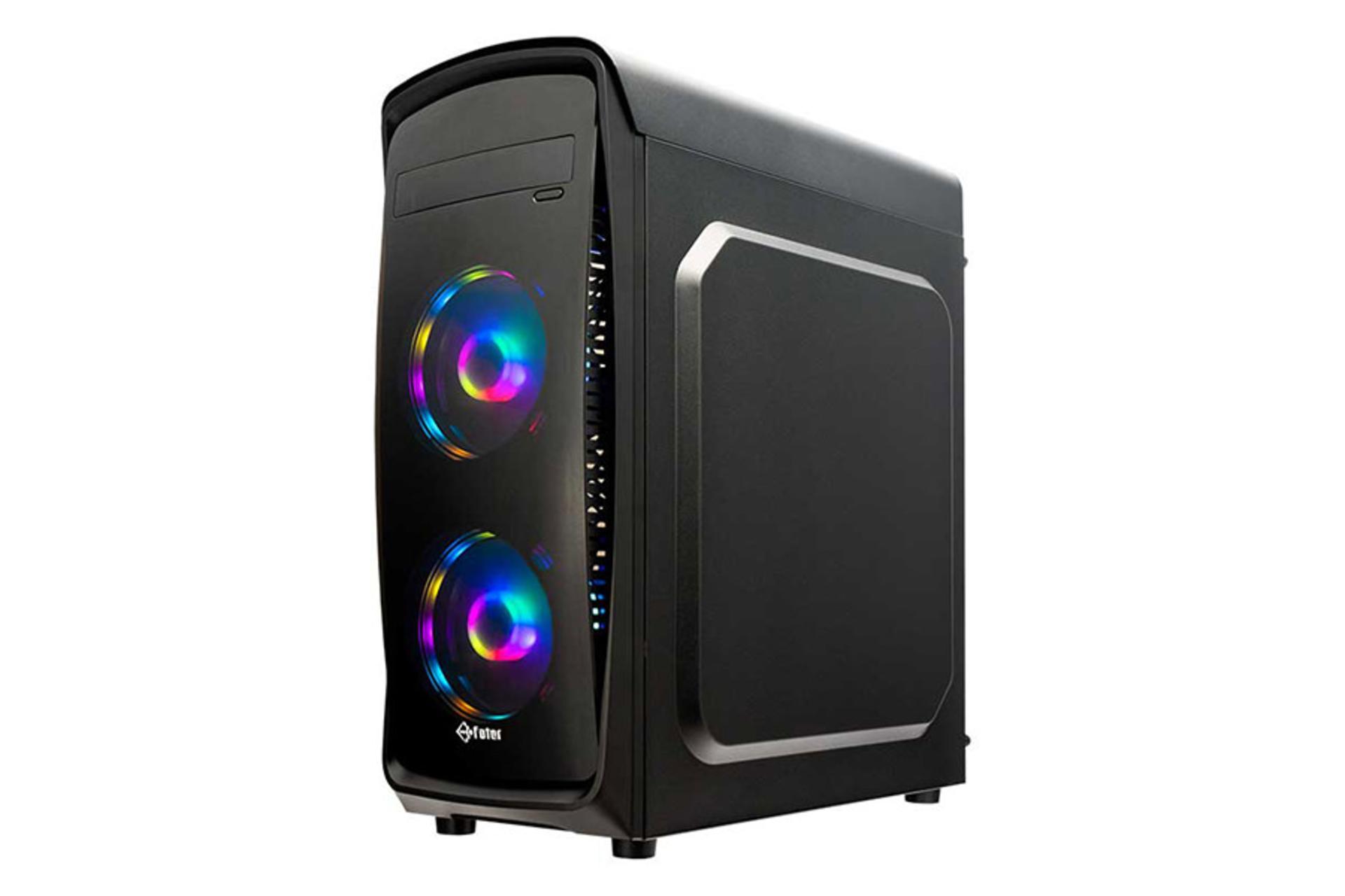 نمای نیم رخ جلو و سمت راست کیس کامپیوتر فاطر مدل FG-510S