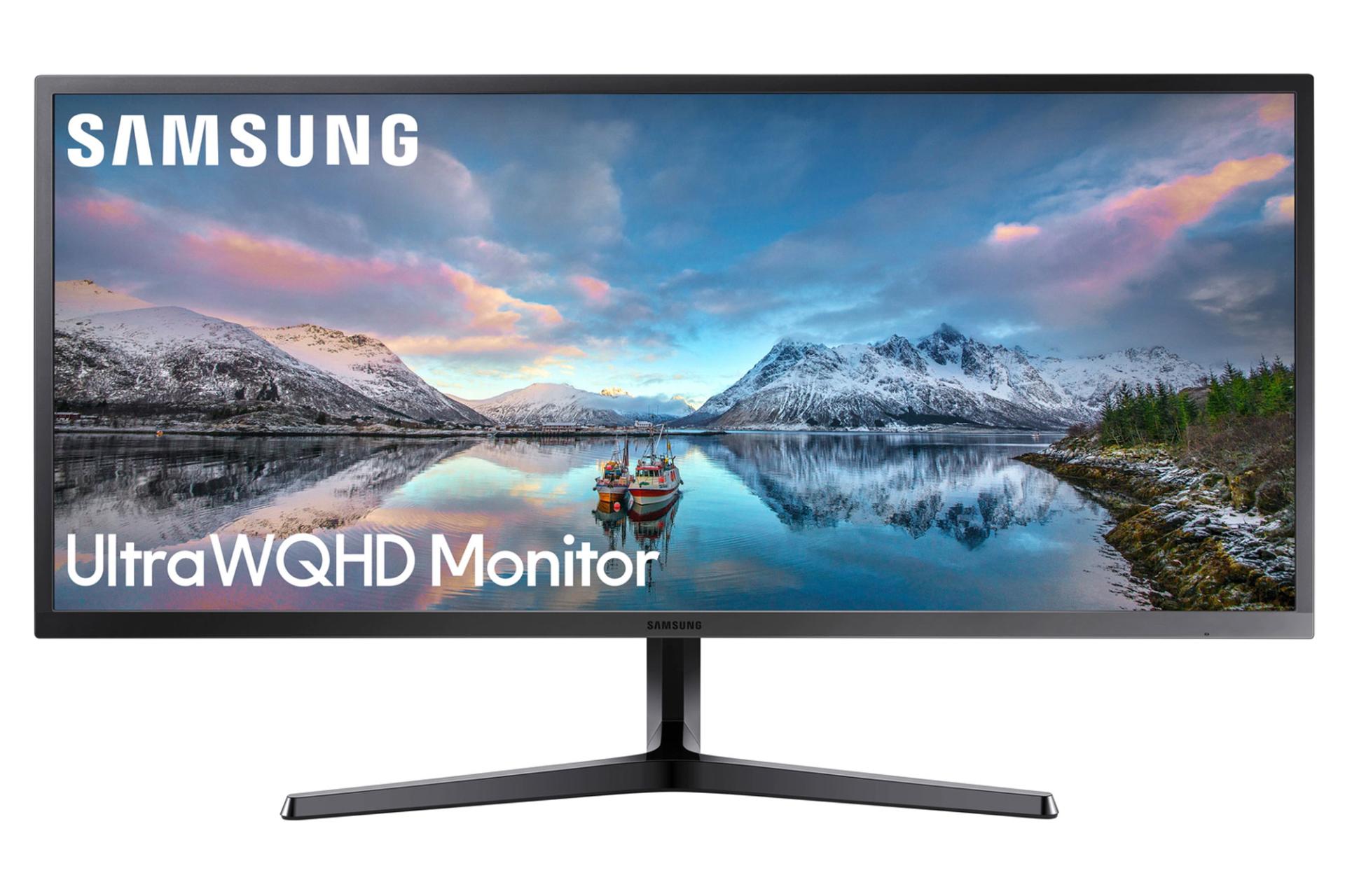 مانیتور سامسونگ 34 اینچ مدل Samsung S34J550W نمای جلو