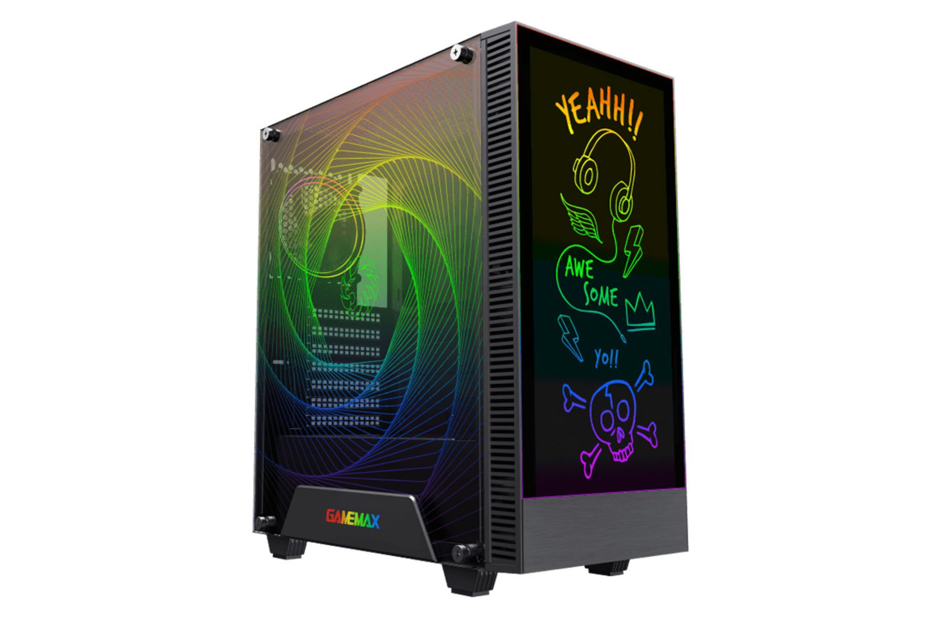 نیمرخ چپ و جلو کیس کامپیوتر گیم مکس Kreator