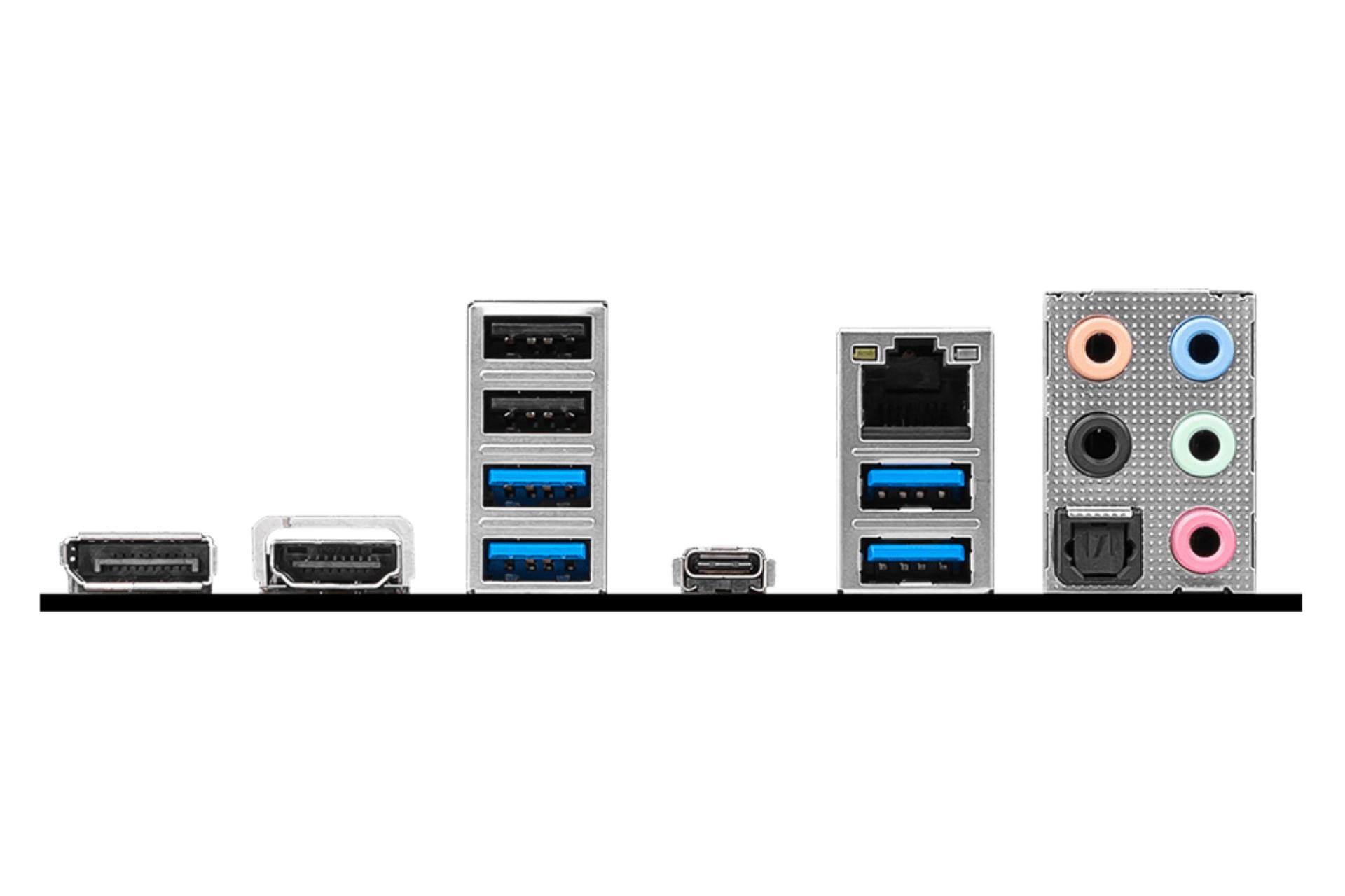 درگاه‌های مادربرد ام اس آی MSI PRO Z690-P DDR4