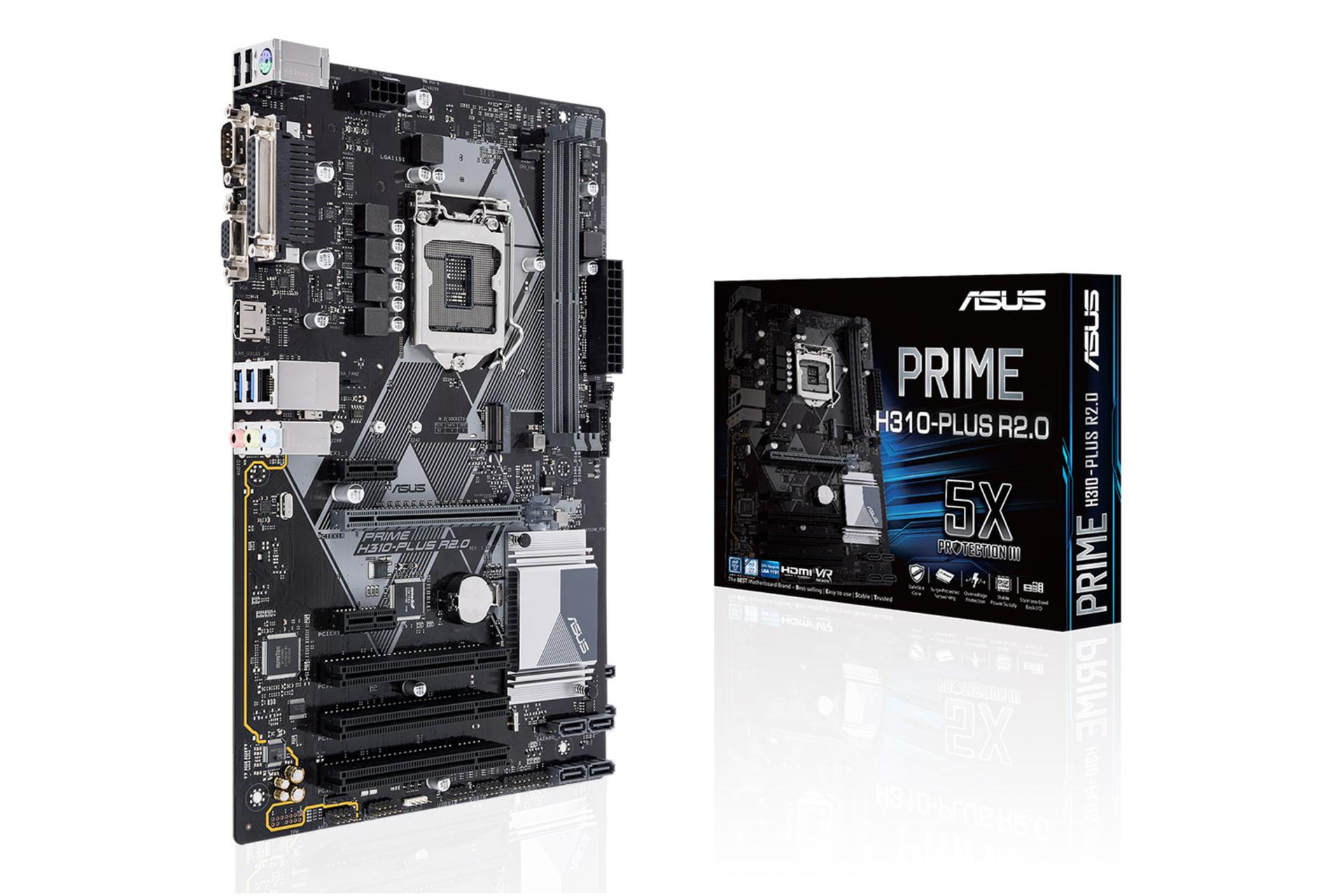 مادربرد ایسوس PRIME H310-PLUS R2.0 بسته بندی