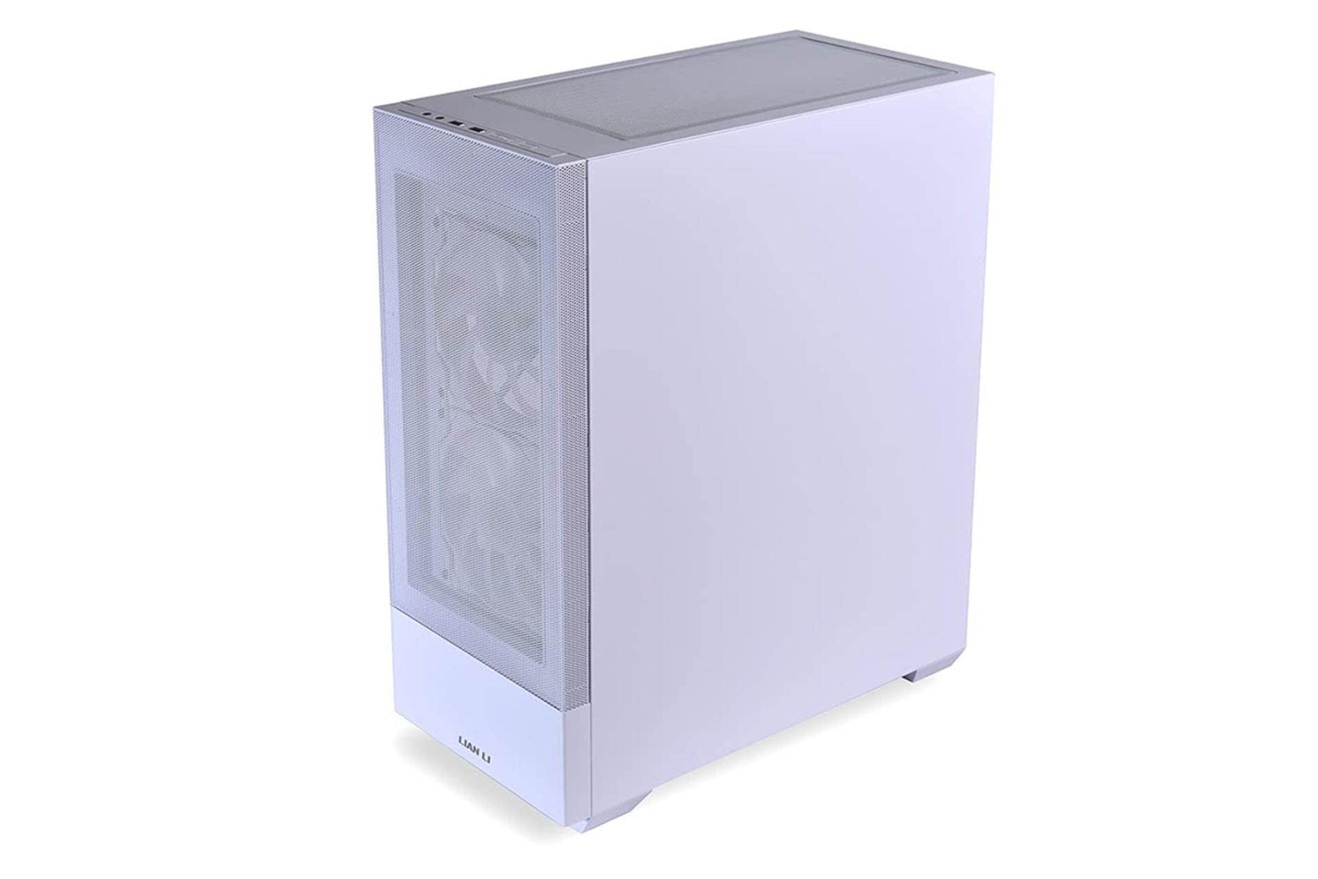 نمای نیم رخ جلو و سمت راست کیس کامپیوتر لیان لی LANCOOL 205 MESH