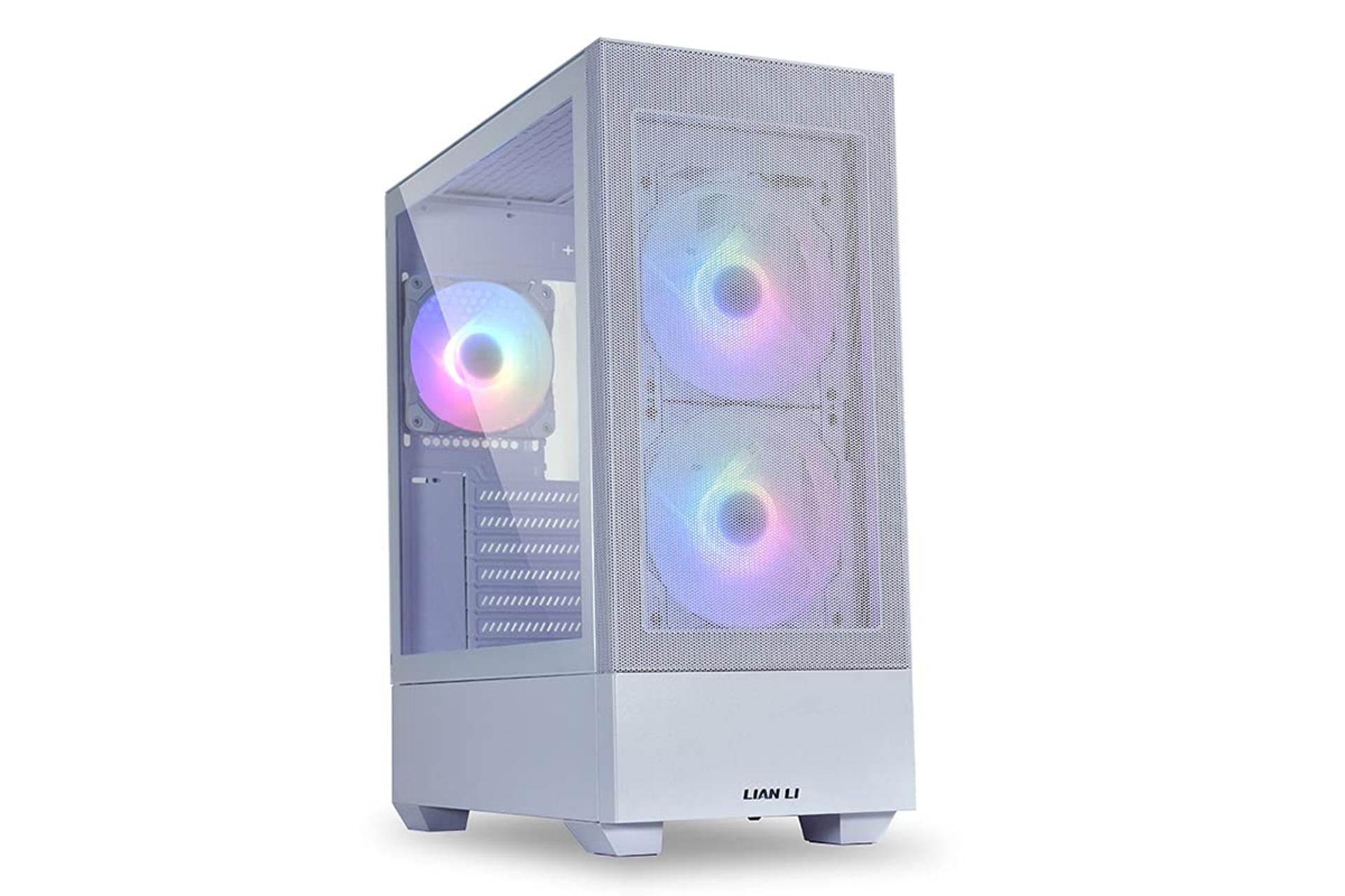 مرجع متخصصين ايران نماي نيم رخ جلو و سمت چپ كيس كامپيوتر ليان لي LANCOOL 205 MESH