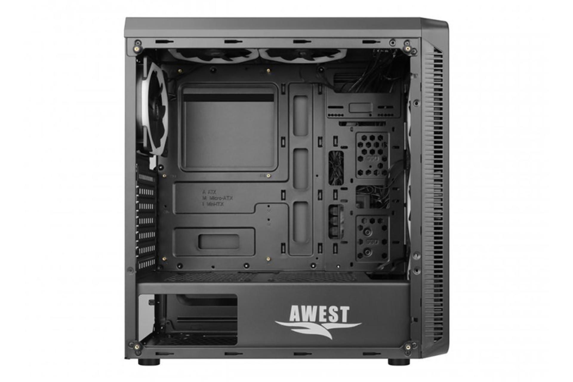 نمای داخل سمت چپ کیس کامپیوتر اوست GT-AV05-BG