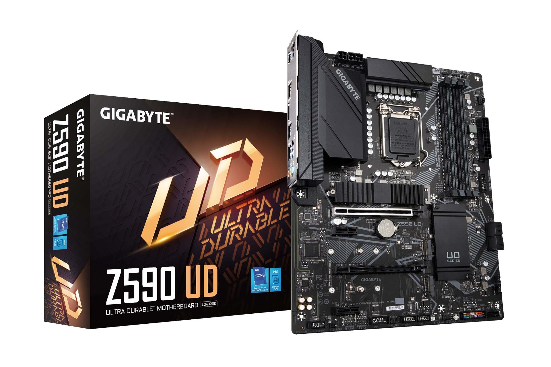 جعبه مادربرد گیگابایت GIGABYTE Z590 UD (rev. 1.0)