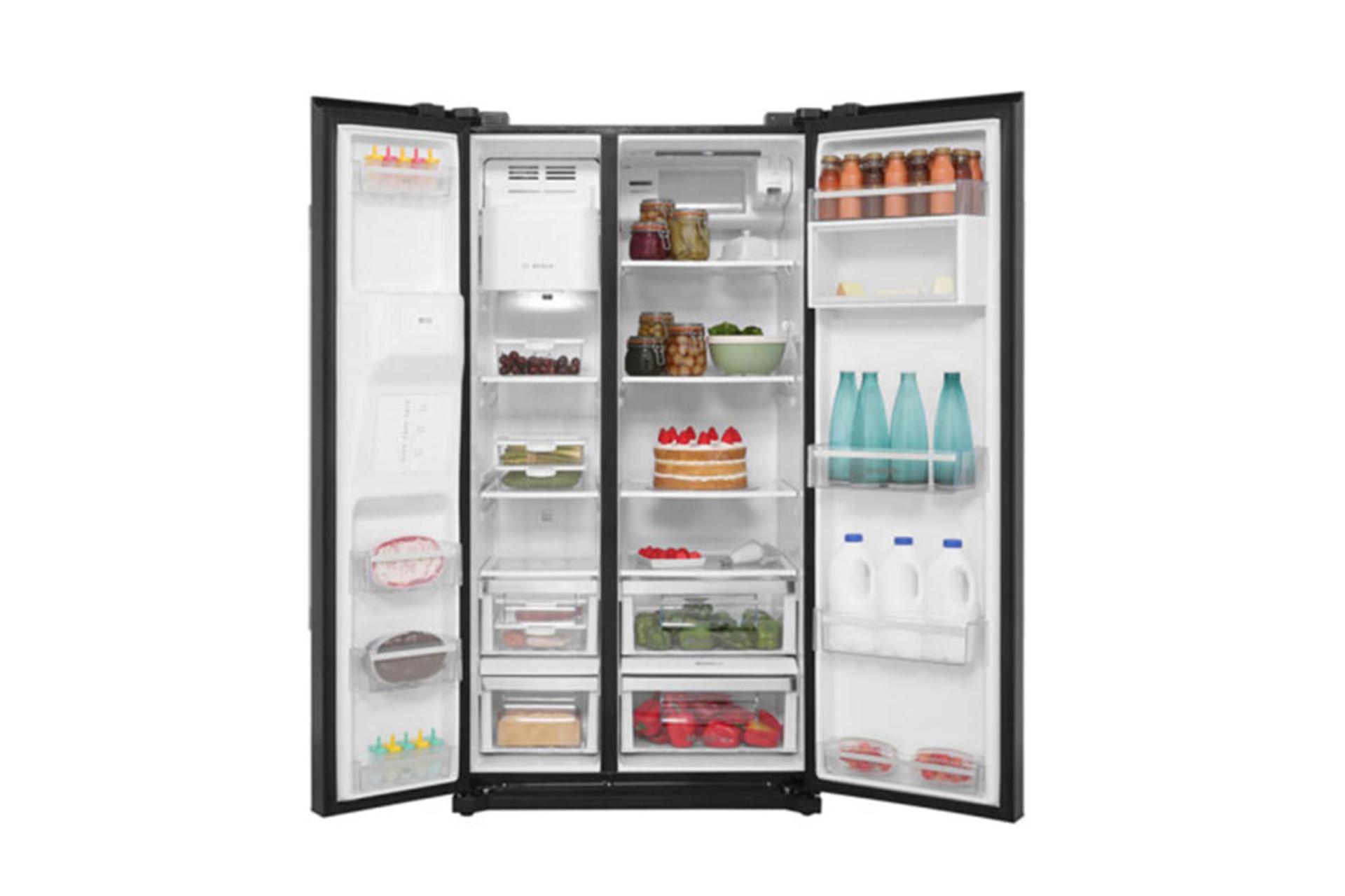 درب باز یخچال فریزر ساید بای ساید بوش Bosch KAD90VB204