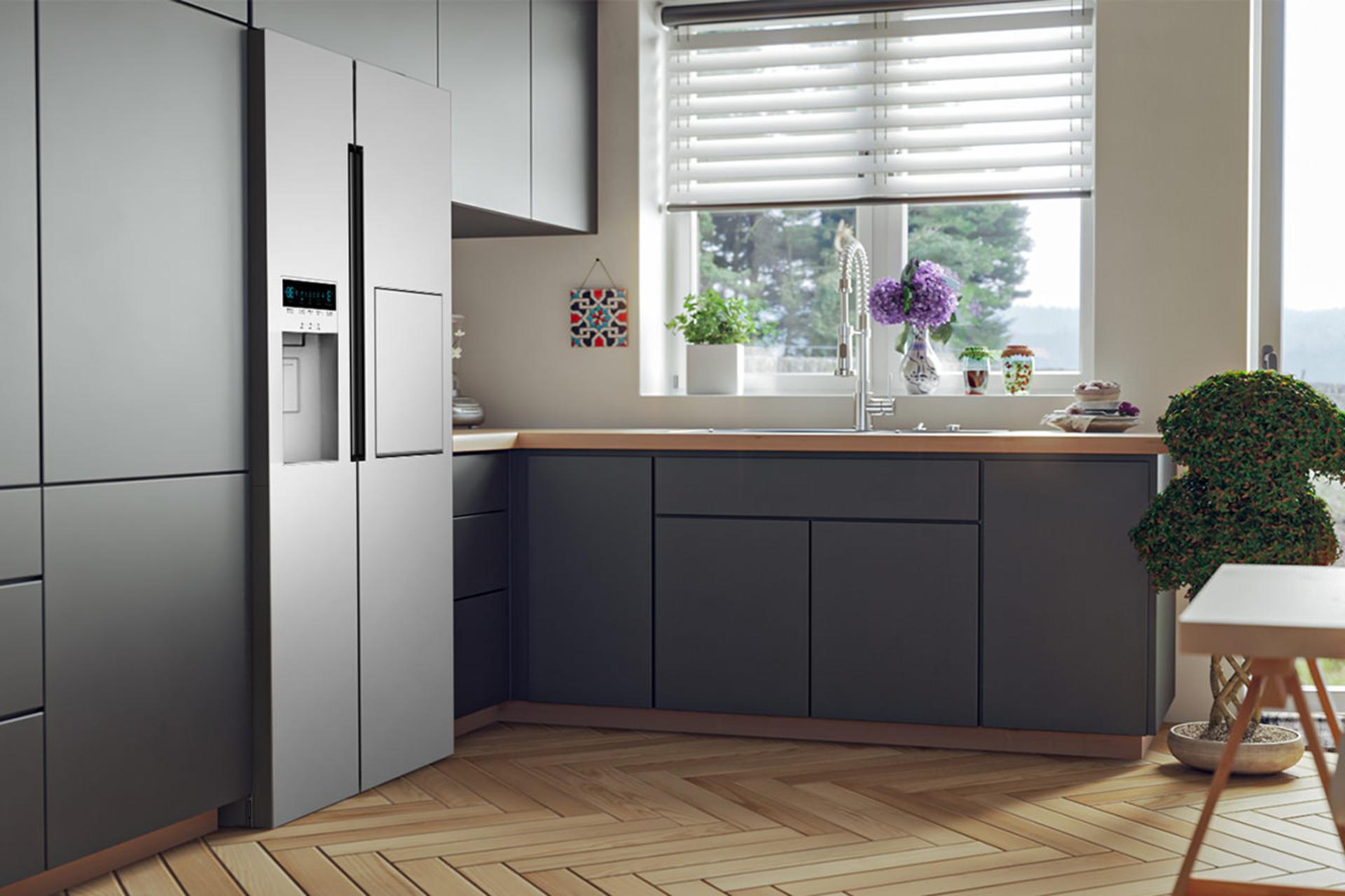 یخچال فریزر اسنوا Snowa S8-2261SS در آشپزخانه