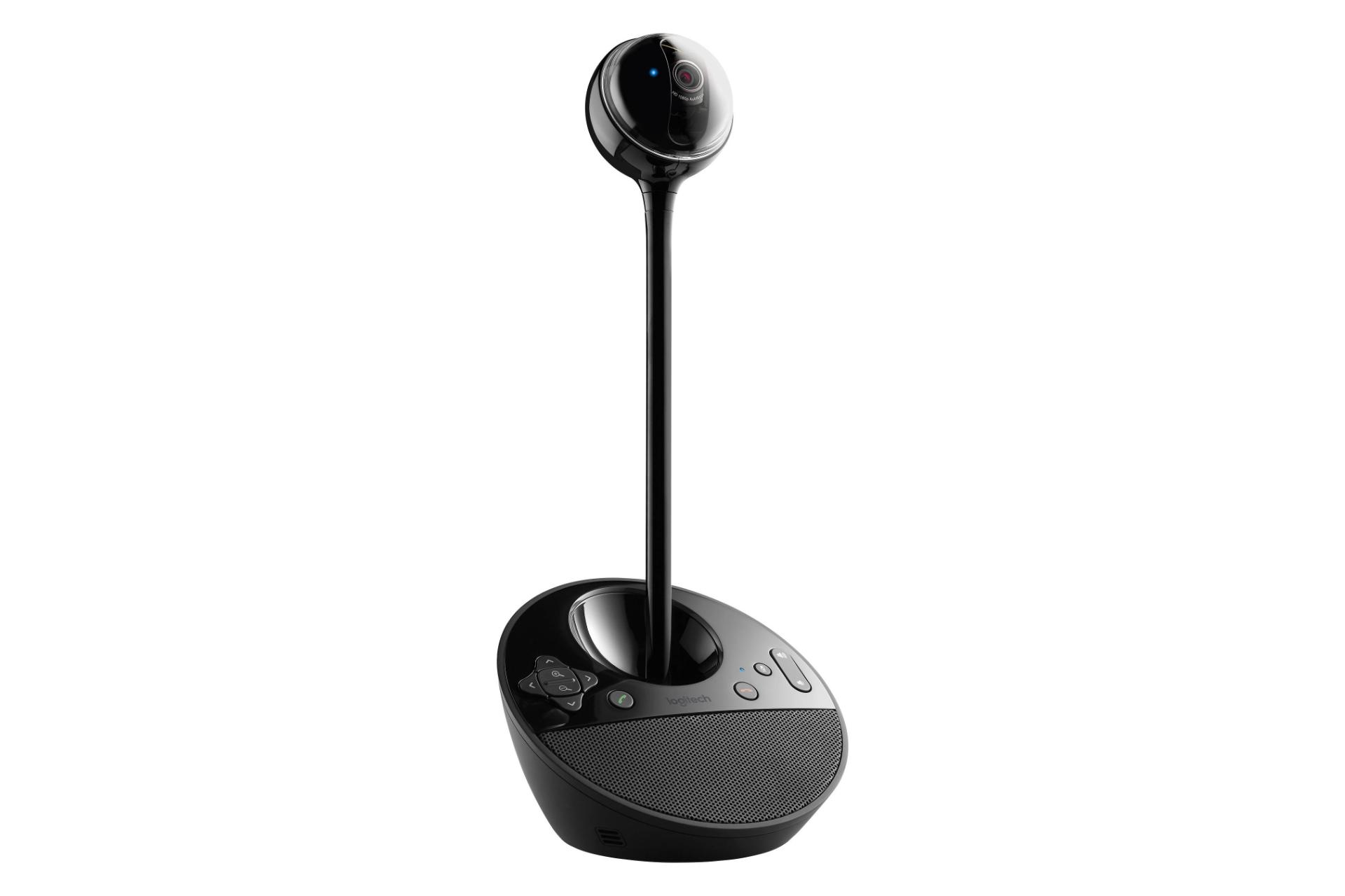 نمای چپ وب کم لاجیتک Logitech BCC950 با حداکثر ارتفاع