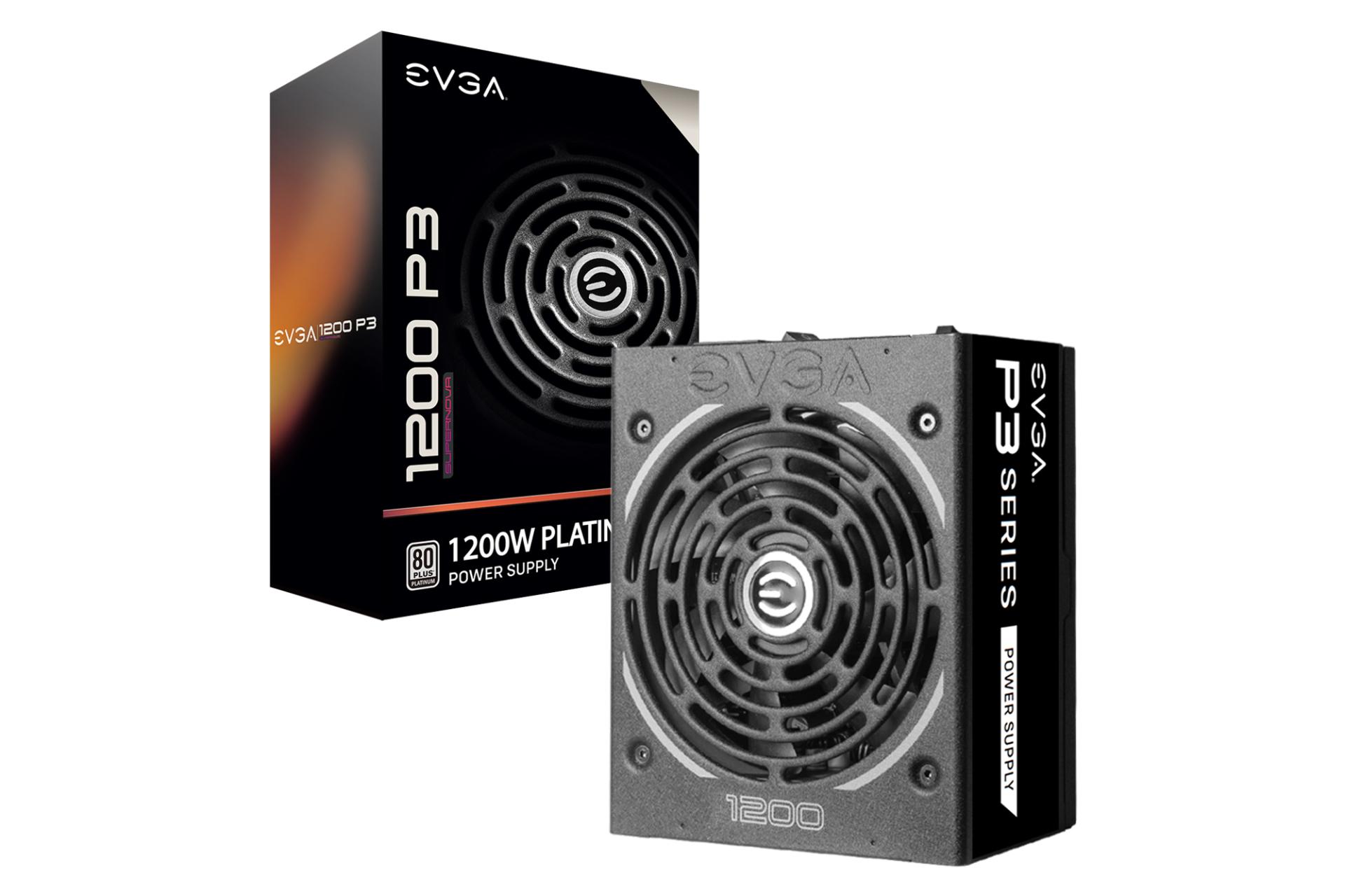 توان پاور کامپیوتر ای وی جی ای EVGA SuperNOVA 1200 P3 با توان 1200 وات